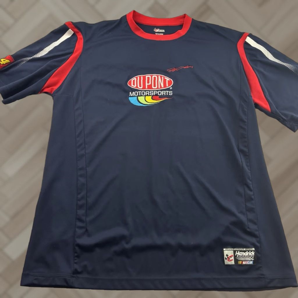 Chase Authentics Chase DuPont Jeff Gordon Short Sleeve Shirt Men's XL Blue Red Size US XL / EU 56 / 4 - 1 Thumbnail