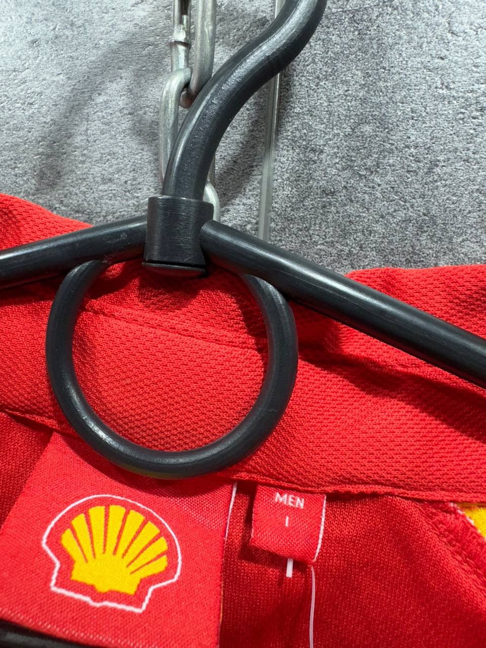 Ferrari Shell Ferrari Long Sleeve Polo Shirt Racing Global Fit F1 Size US L / EU 52-54 / 3 - 4 Thumbnail