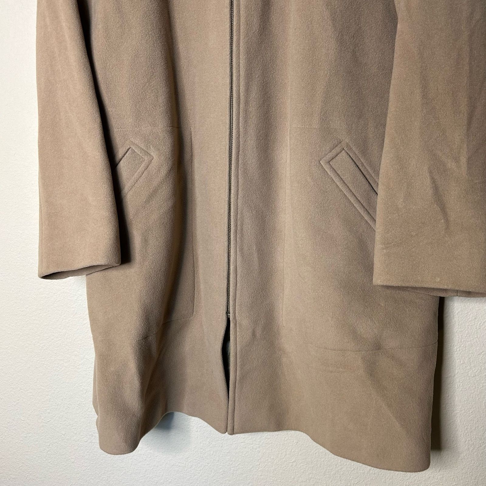 Pendleton Pendleton Coat Vintage Wool Nylon Cashmere Tan Career Sz 16W Size XXL / US 16-18 / IT 52-54 - 3 Thumbnail