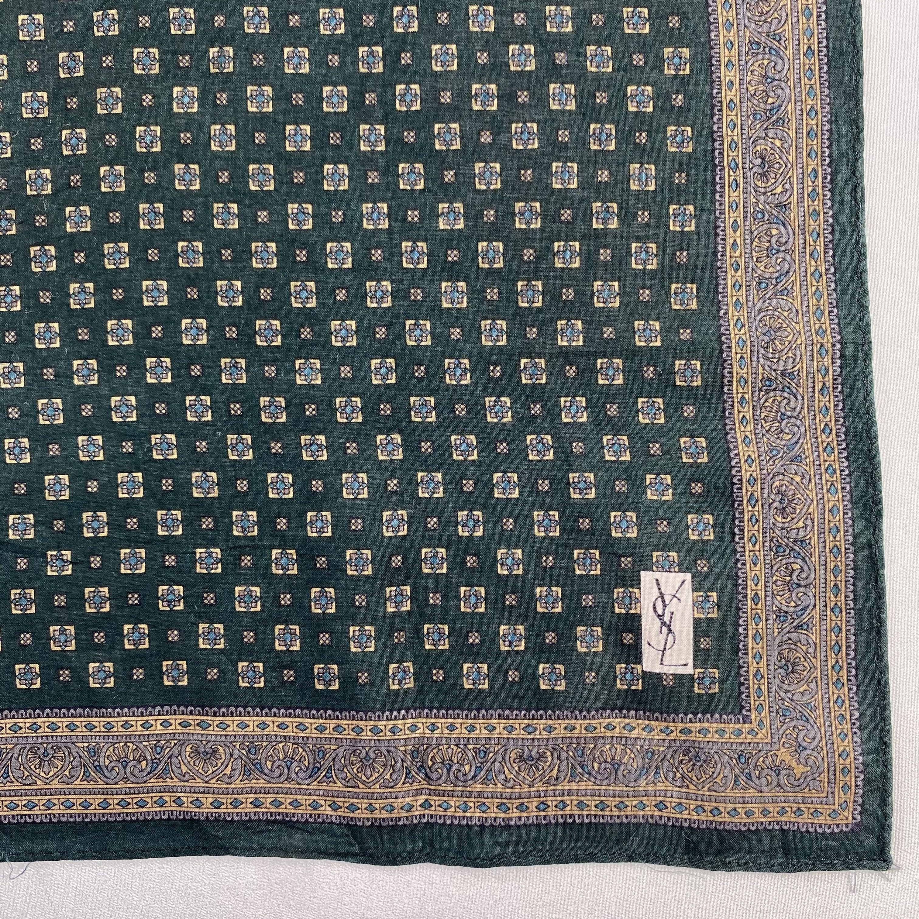 Vintage Yves Saint Laurent Bandana/ Handkerchief / Neckerchief-P1823 Size ONE SIZE - 3 Thumbnail