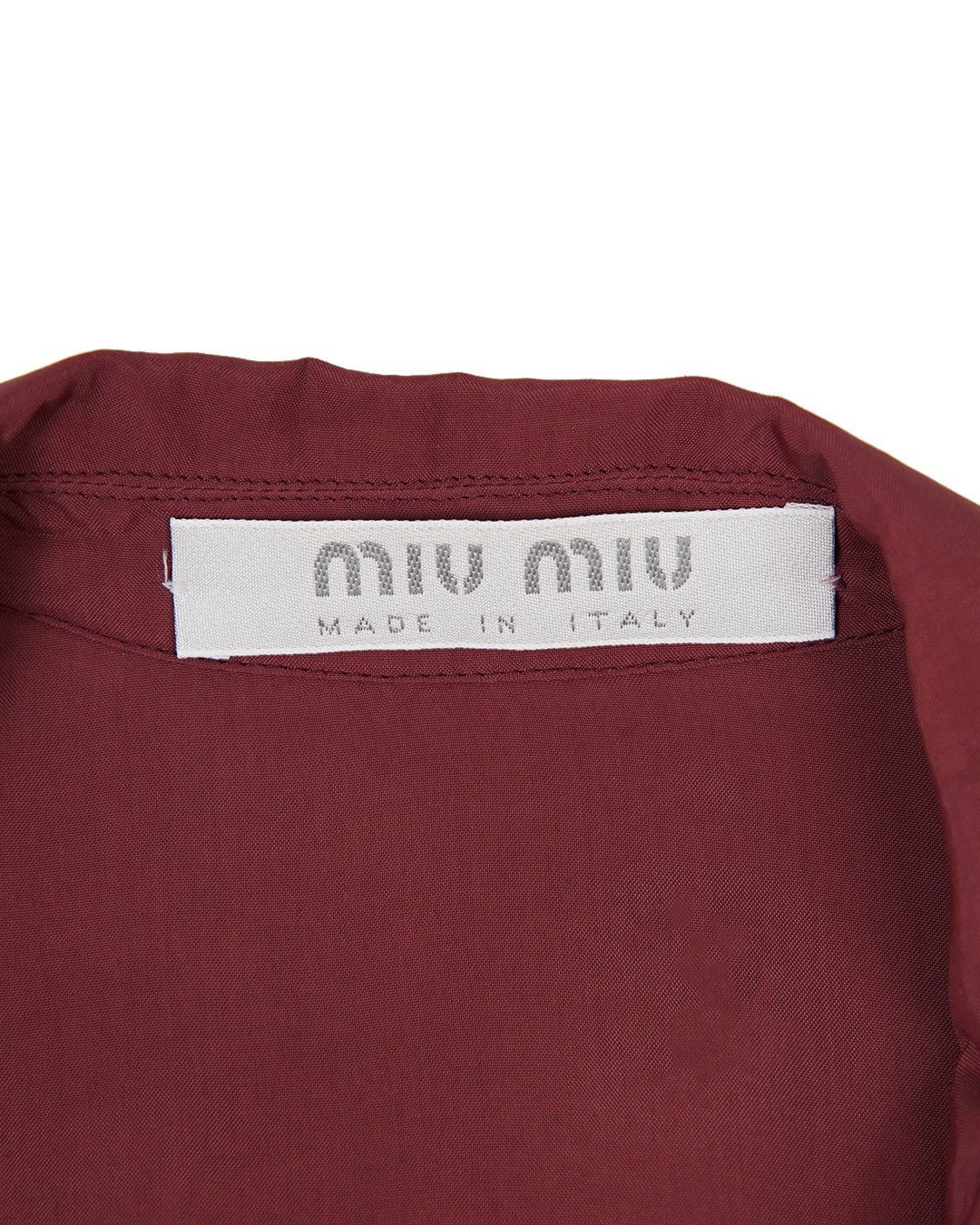 Miu Miu Miu Miu S/S2000 Burgundy Runway Dress Size XS / US 0-2 / IT 36-38 - 11 Thumbnail
