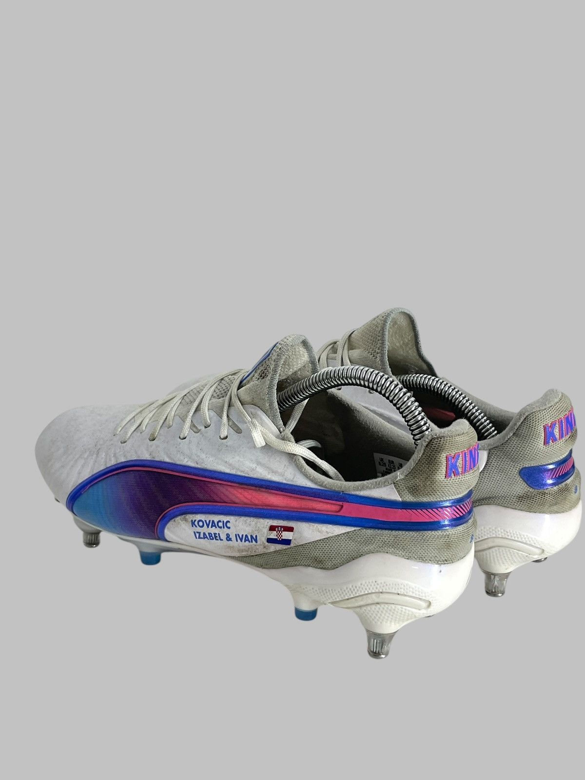 Puma #8 Mateo Kovacic Puma King MxSG Football Boots Match Worn Size US 9 / EU 42 - 14 Thumbnail