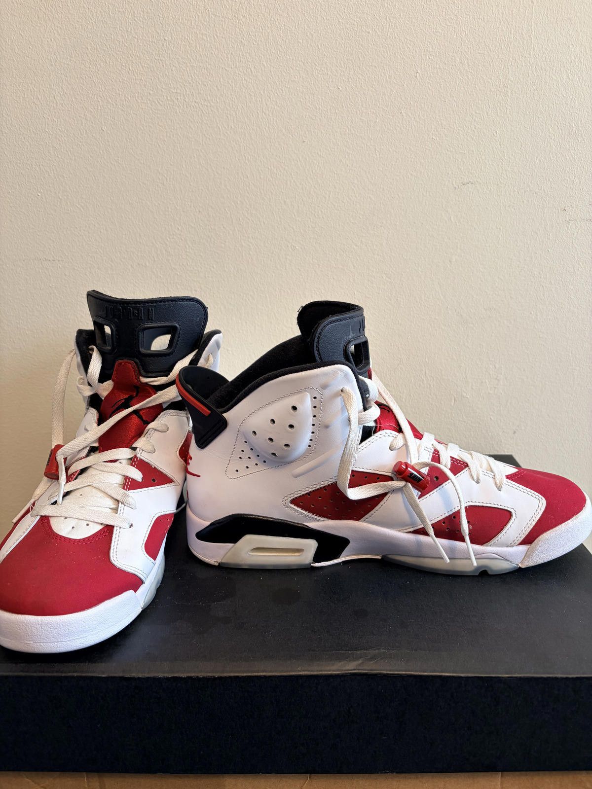 Jordan Brand Air Jordan 6 Retro Carmine Shoe (Size 10.5) Size US 10.5 / EU 43-44 - 4 Thumbnail