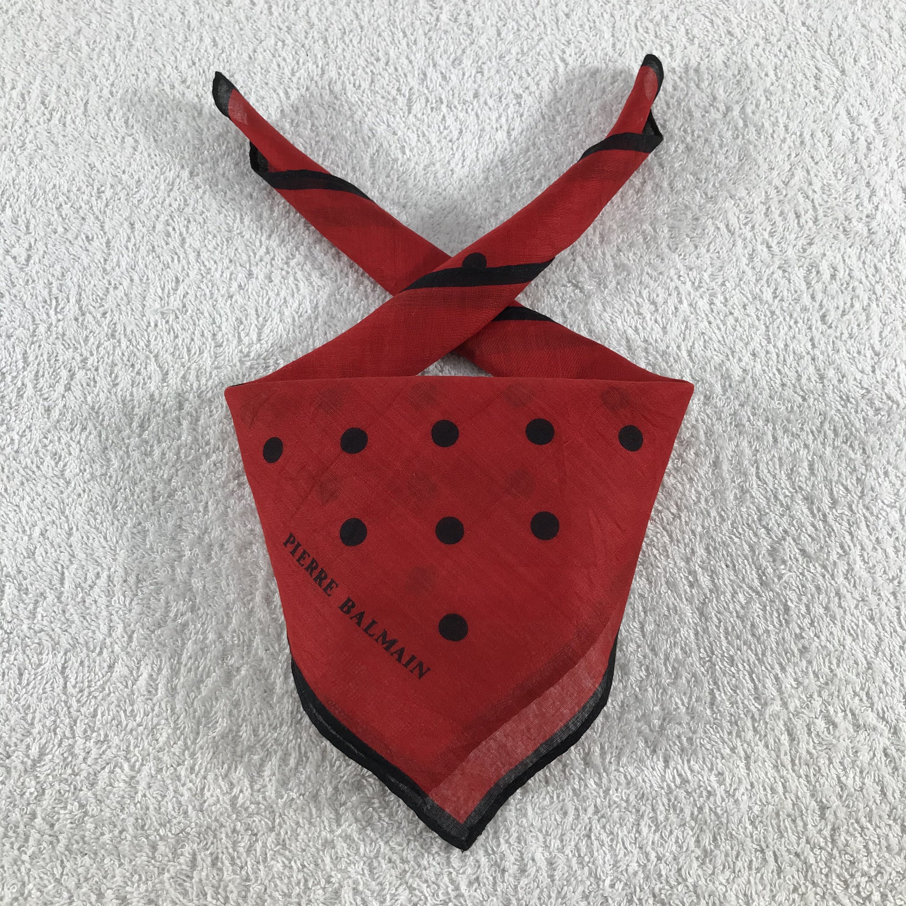 Pierre Balmain × Vintage Pierre Balmain Bandana / Handkerchief / Neckerchief - S297 Size ONE SIZE - 3 Thumbnail