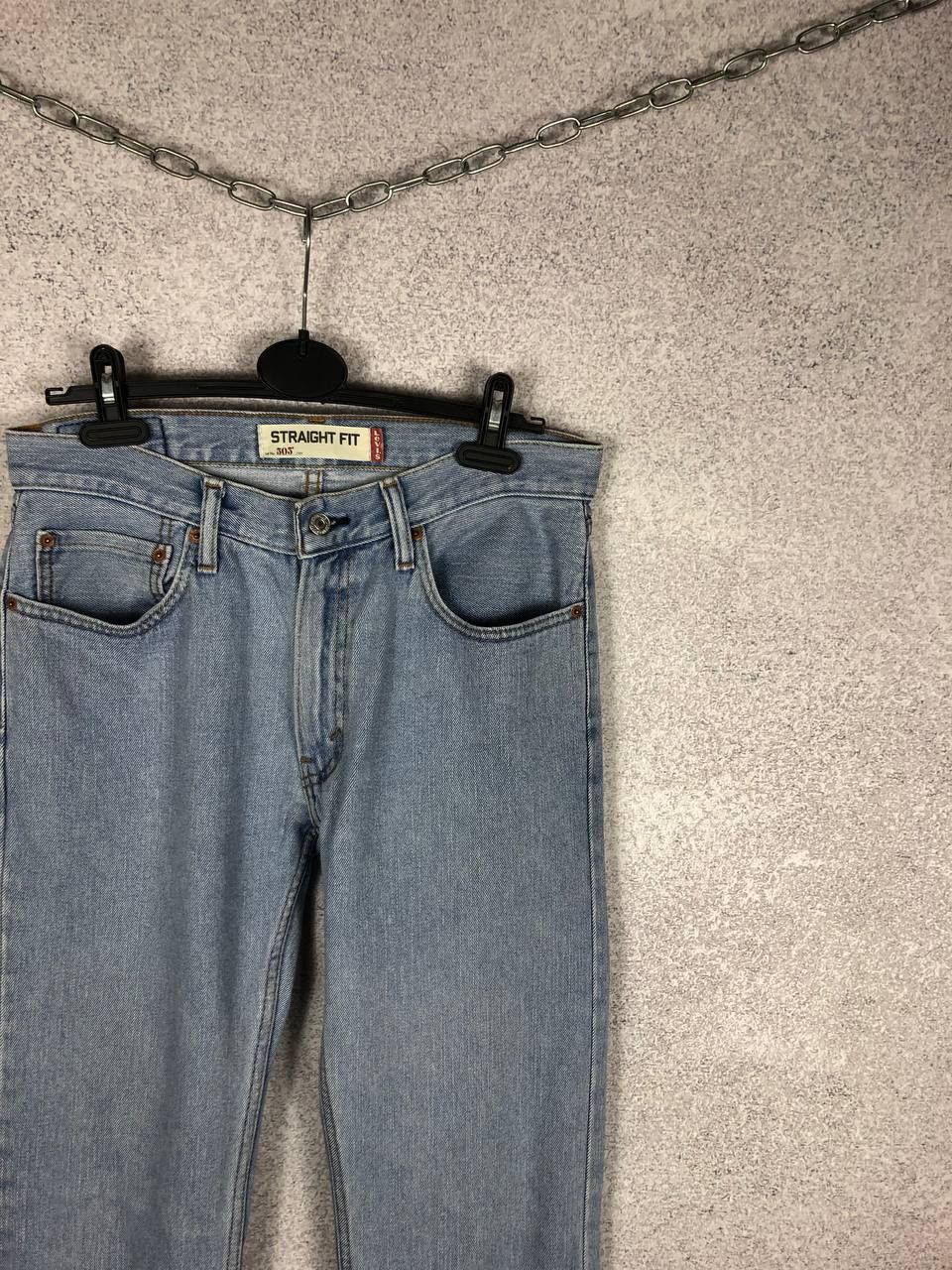 Levi's Vintage LEVIS 505 Jeans Wash Denim Blue 90s W31 L32 Size US 31 - 2 Thumbnail
