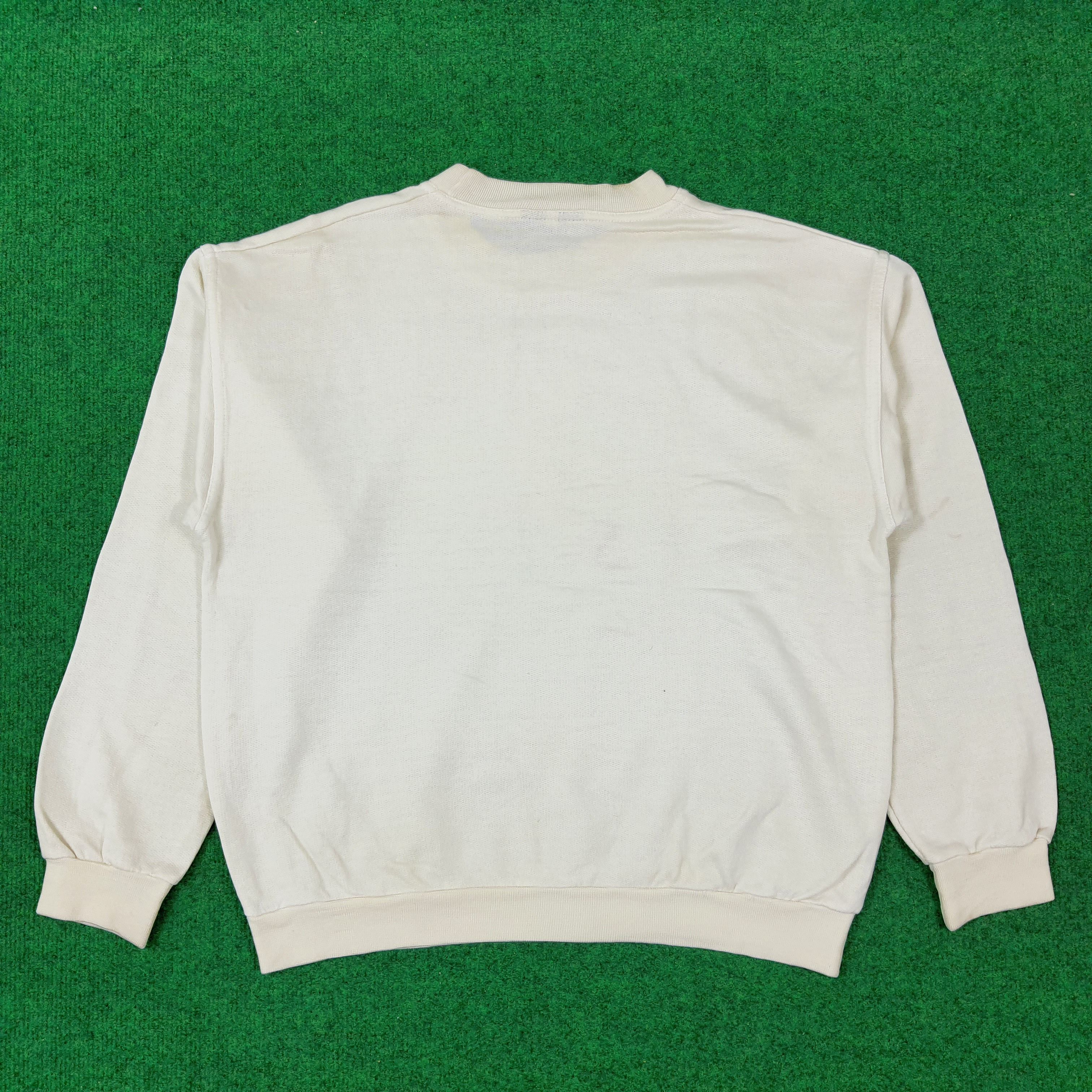 Vintage × Yves Saint Laurent Vintage Yves Saint Laurent White Embroidery Sweatshirt Size US XS / EU 42 / 0 - 3 Thumbnail