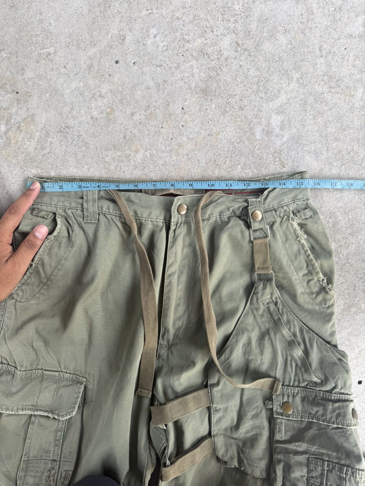 Japanese Brand Japanese 3.Q.R Army Cargo Pants Bondage Multipocket Size US 31 - 20 Thumbnail