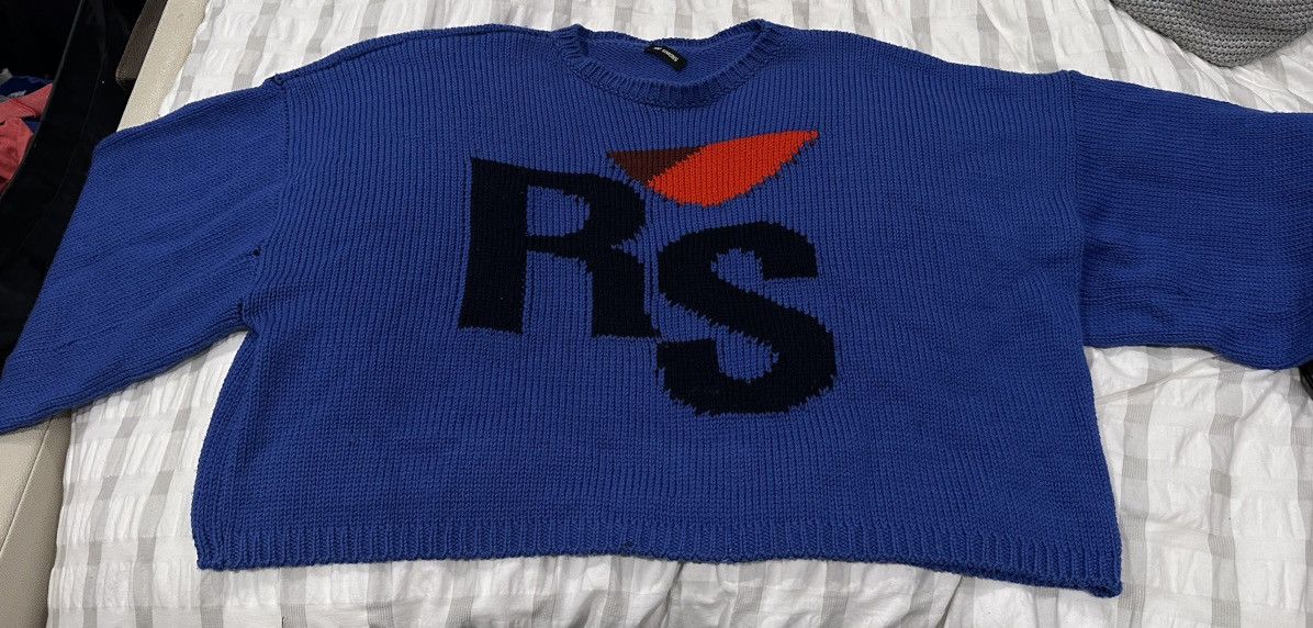 Raf Simons Raf Simons RS Oversized Cropped Sweater | Grailed