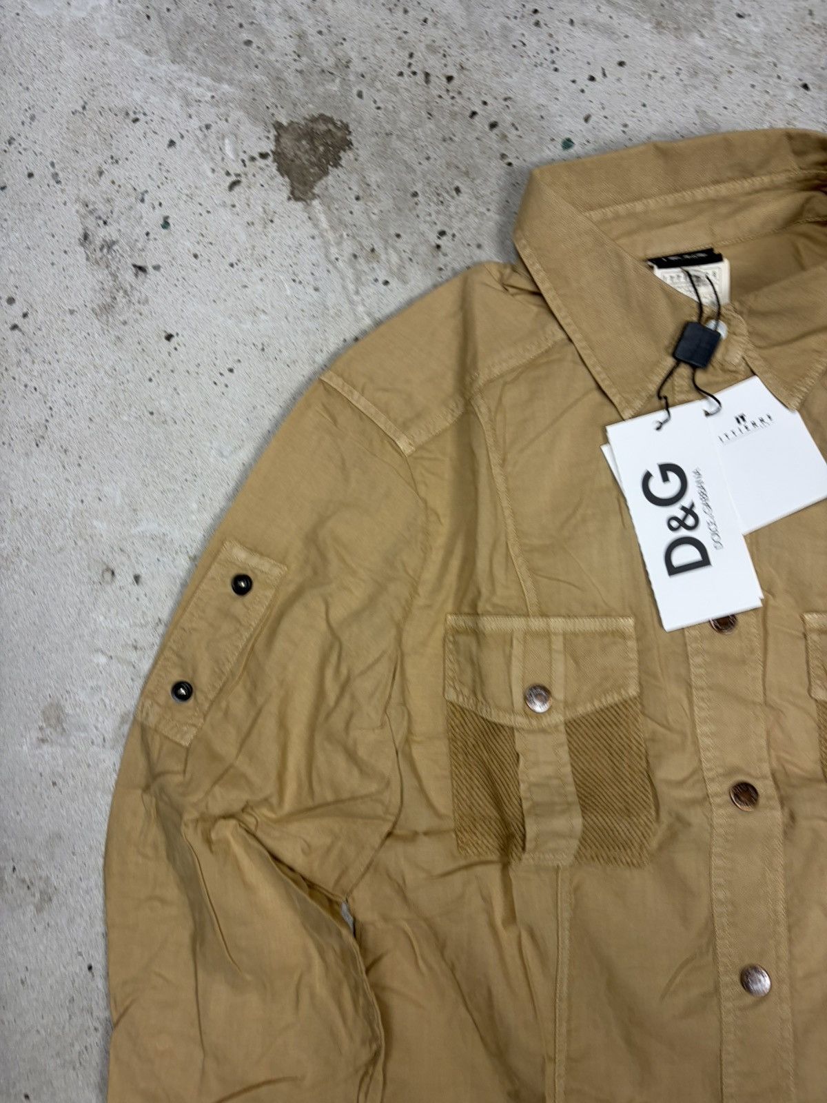 Dolce & Gabbana DSWT Dolce & Gabbana 2003 Utility Army Military Shirt Size L / US 10 / IT 46 - 5 Thumbnail