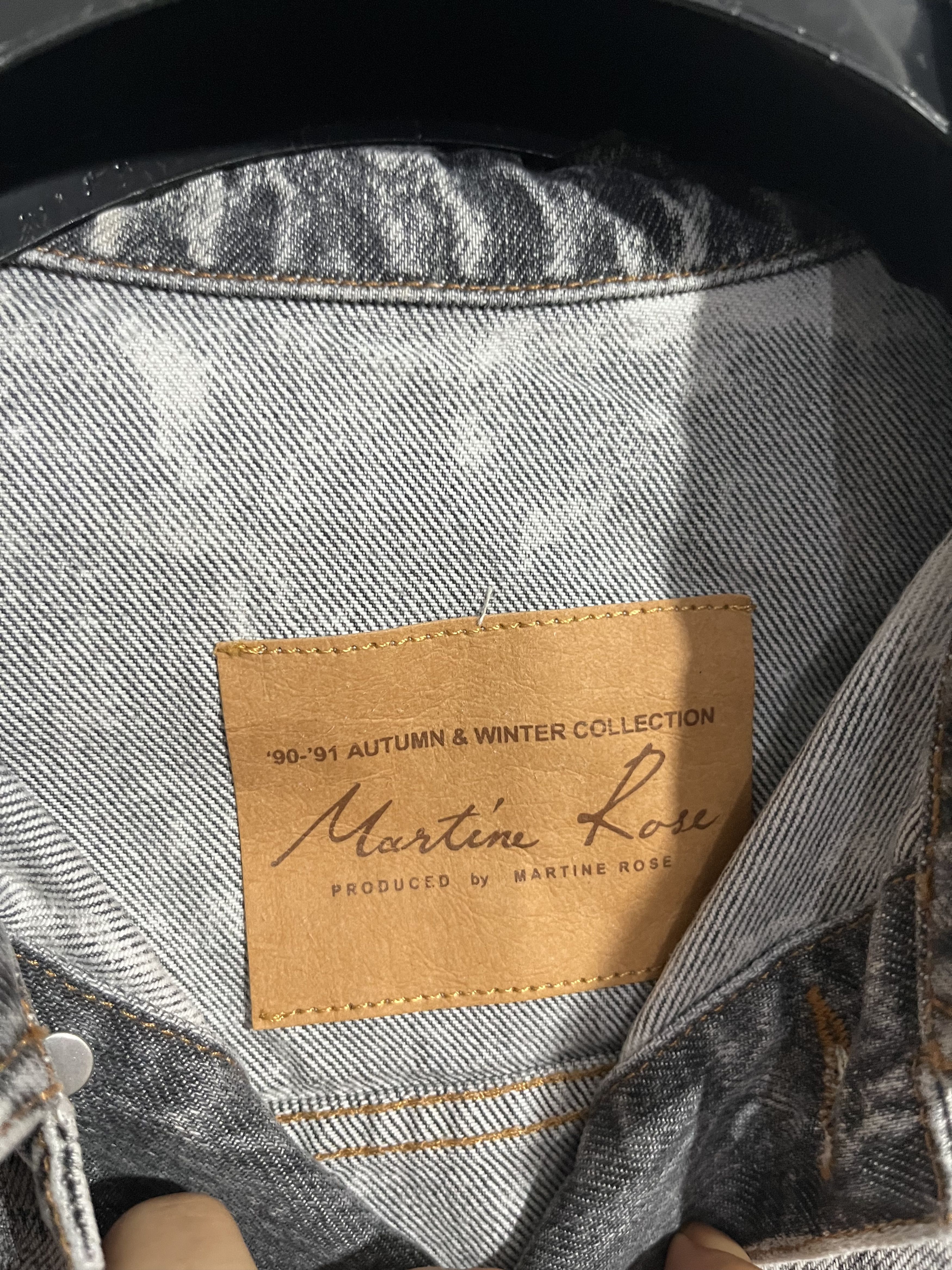 Martine Rose MARTINE ROSE DENIM JACKET – SAMPLE / NOT FOR RETAIL Size US S / EU 44-46 / 1 - 2 Thumbnail