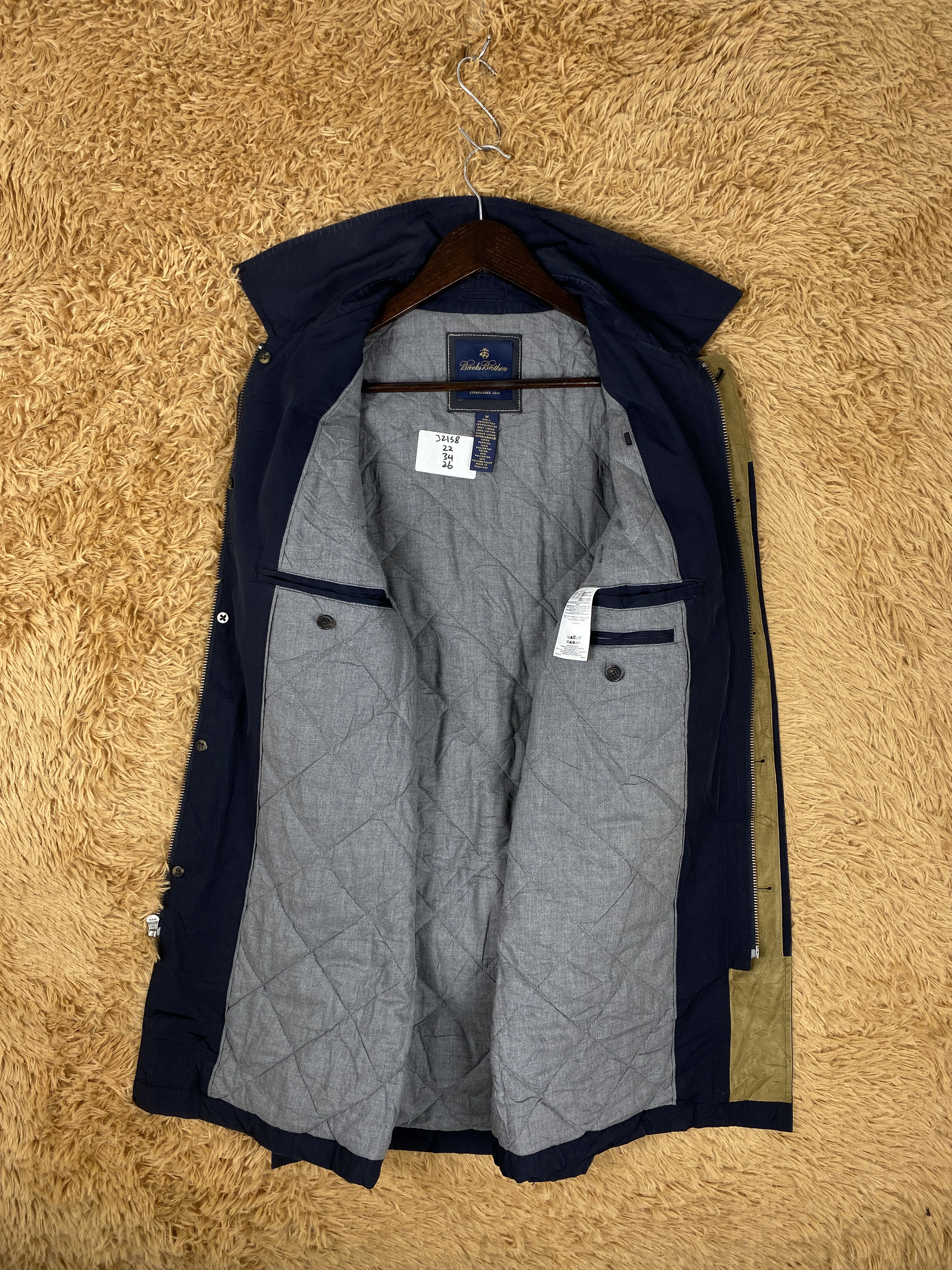 Brooks Brothers Vintage Brooks Brothers Quilted Lining Jacket J2158 Size US S / EU 44-46 / 1 - 6 Thumbnail