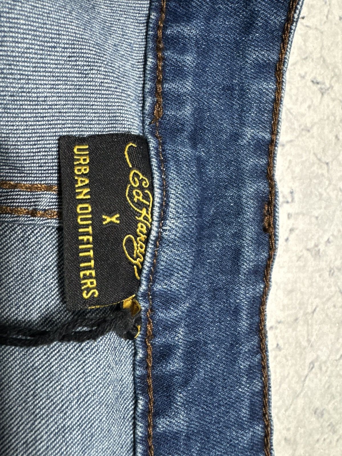 Ed Hardy Ed Hardy Women’s Big Logo Baggy Denim Jeans Size S Size 27" / US 4 / IT 40 - 6 Thumbnail