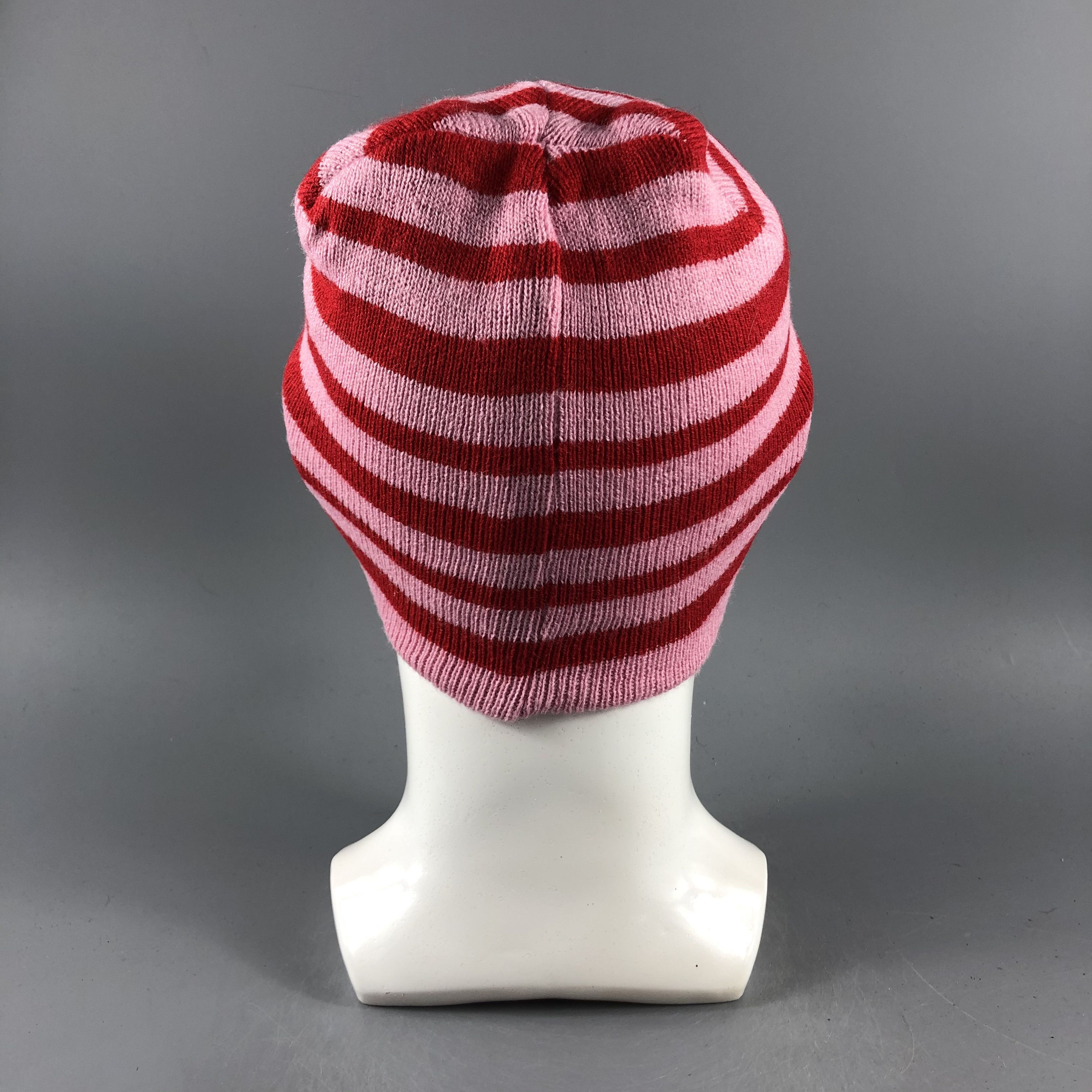 Other × Vintage Womens Unknown Stripe Beanie Snow Hat Snow Cap -D360 Size ONE SIZE - 3 Thumbnail