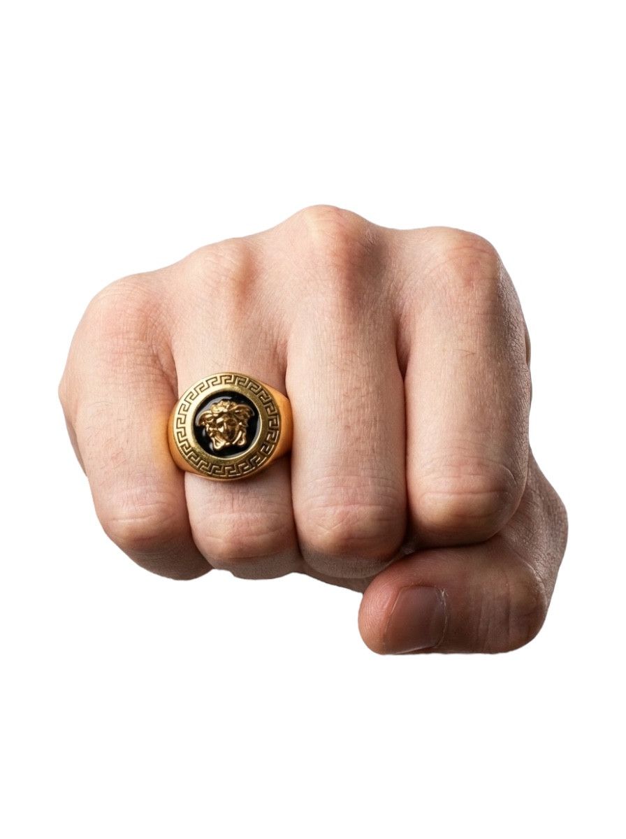 Versace VINTAGE MEDUSA RING Size ONE SIZE - 1 Thumbnail