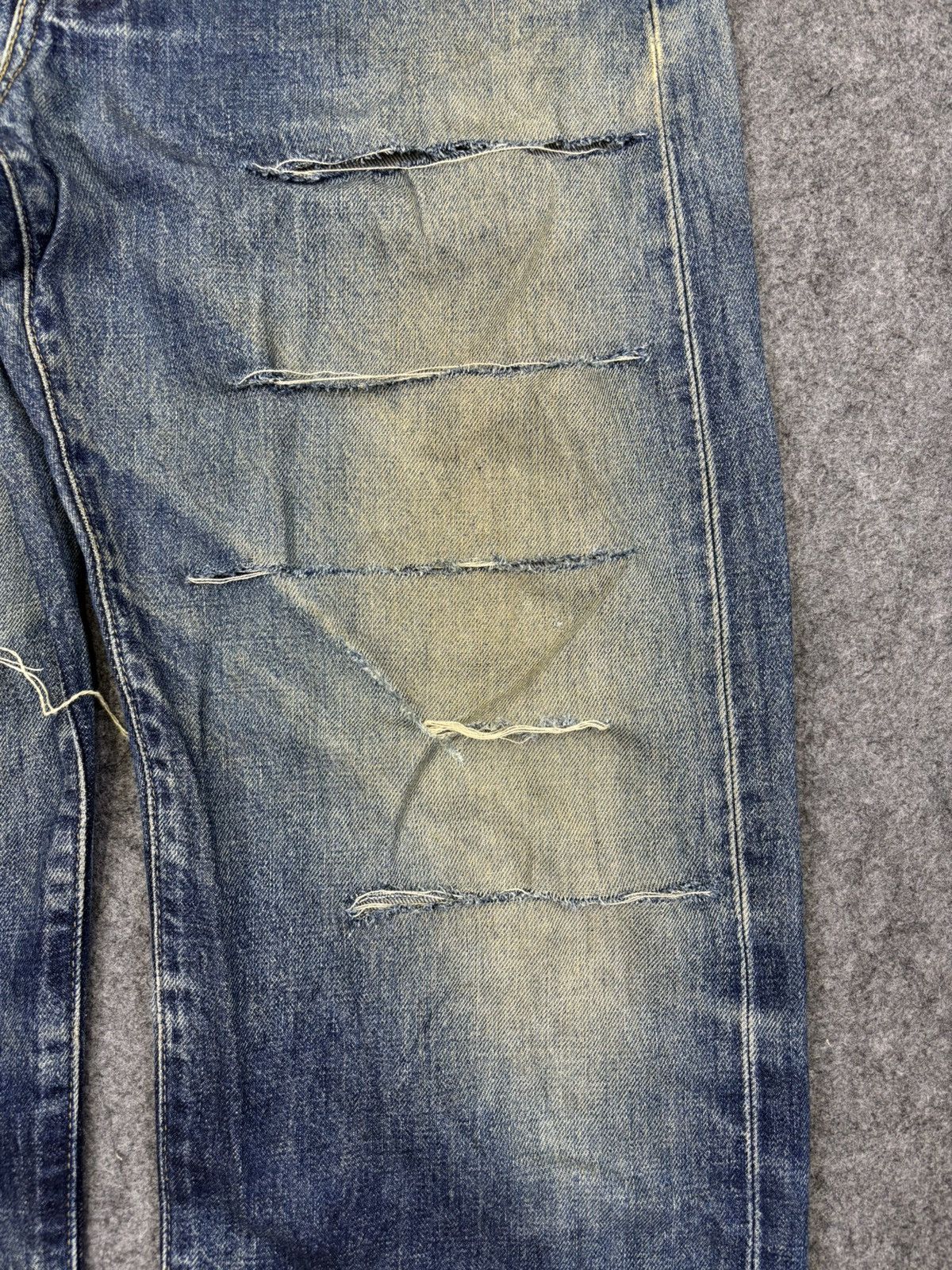Levi's 💥Thrashed💥90s Levis 503B Big E Selvedge Thrashed Denim Size US 33 - 5 Thumbnail