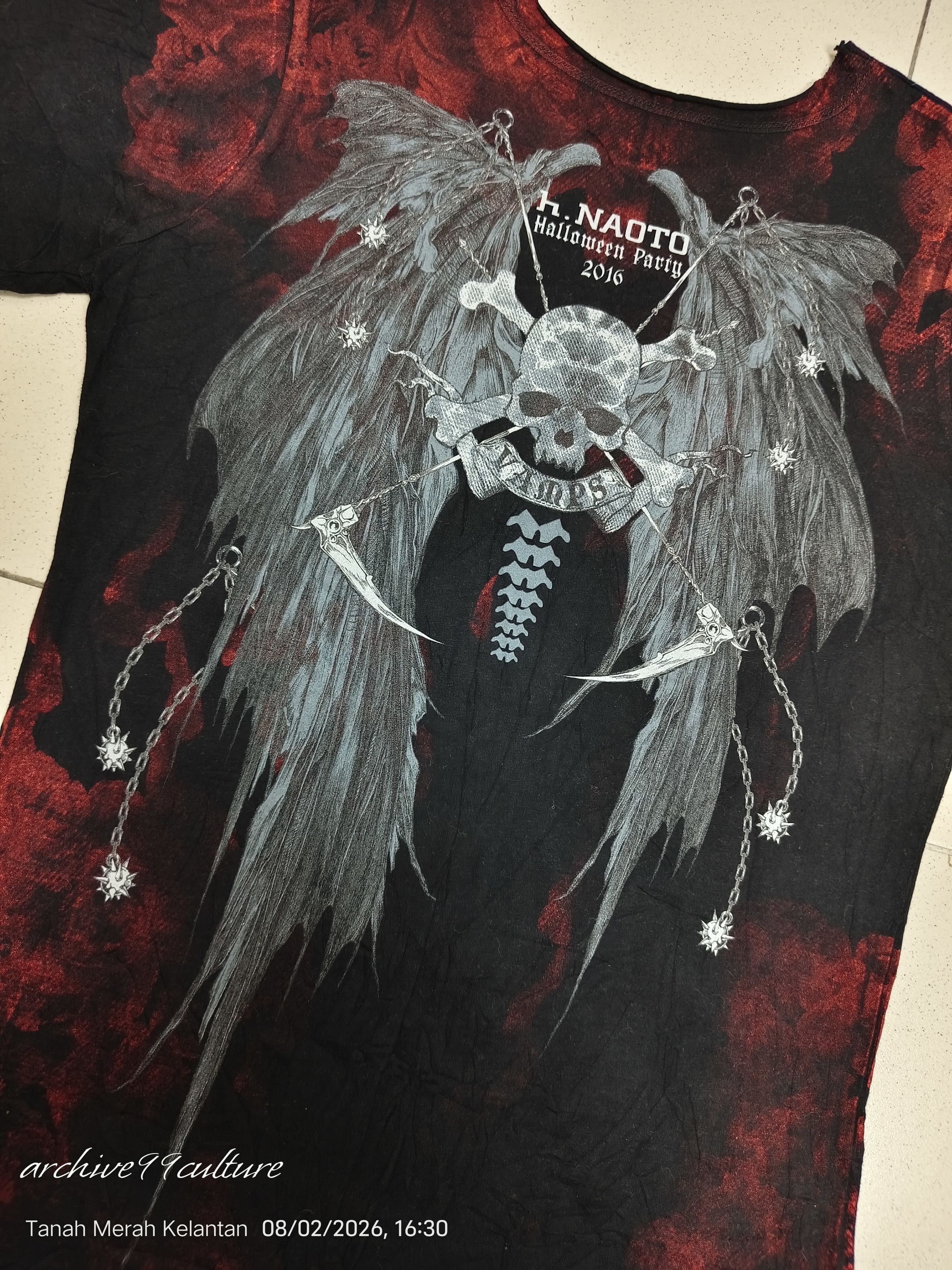 Japanese Brand Archive h.NAOTO x VAMPS Japan Halloween Party 2016 Graphic T Size US M / EU 48-50 / 2 - 12 Thumbnail