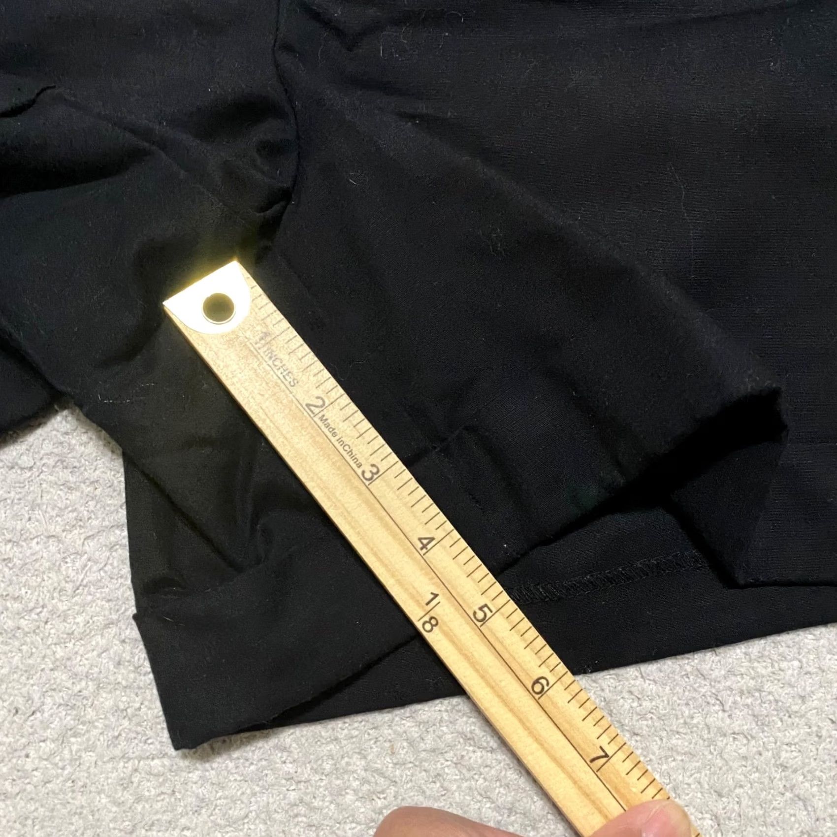 Apt. 9 Apt. 9 Womens Shorts Black Chino Pockets Inseam 4" Torie Mid Rise Regular Size 12 Size 34" / US 12 / IT 48 - 5 Thumbnail