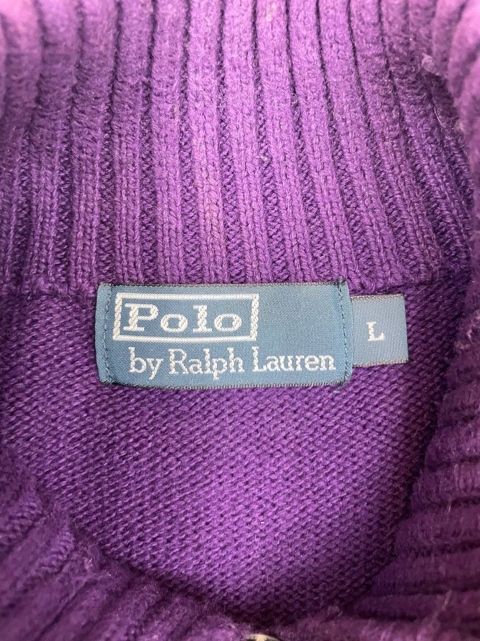 Polo Ralph Lauren Polo Ralph Lauren Men Vintage Knit Sweater Purple Size US L / EU 52-54 / 3 - 6 Thumbnail