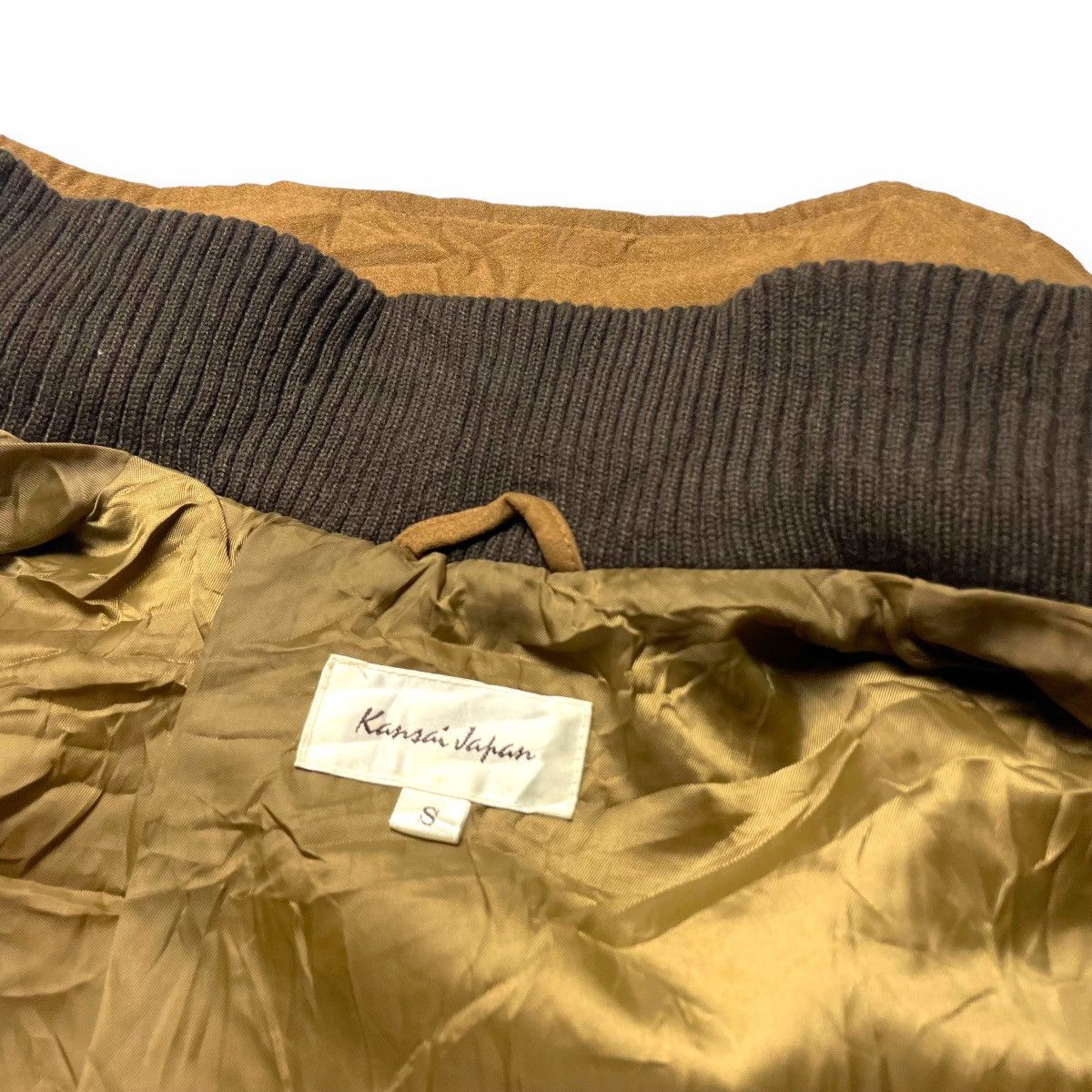 Kansai Yamamoto 🇯🇵 KANSAI JAPAN BUTTON UP FULL ZIP SUEDE HEAVY COAT JACKET Size US XL / EU 56 / 4 - 10 Thumbnail