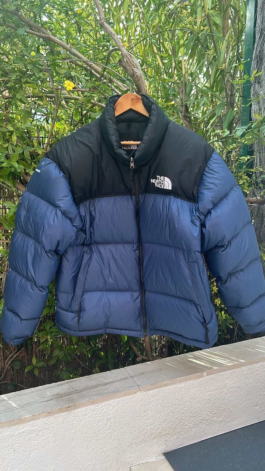 image of The North Face Nuptse Retro 1996 in Blue, Men's (Size XL)