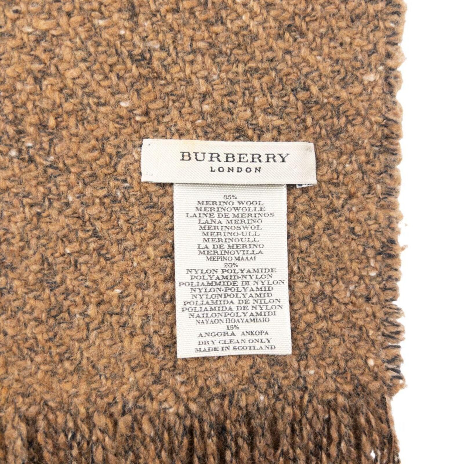 Burberry Vintage Burberry Wool Tassel Scarf Size ONE SIZE - 5 Thumbnail