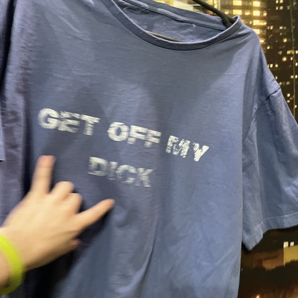 Band Tees VINTAGE Tee HUMOR GET OFF MY DICK PENIS FUNNY PORNO XXX Size US M / EU 48-50 / 2 - 5 Thumbnail