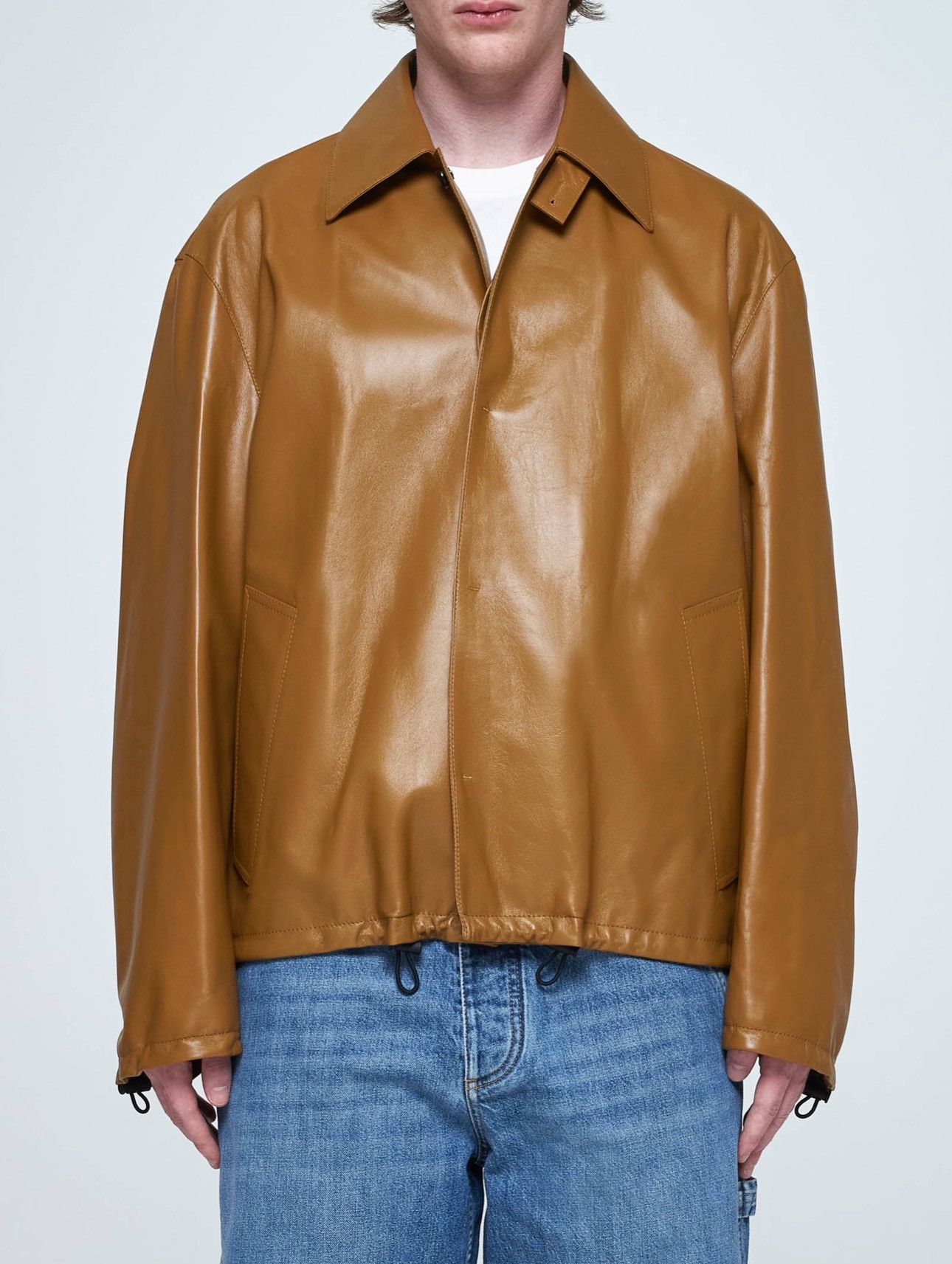 Bottega Veneta Bottega Veneta Leather Jacket Size US M / EU 48-50 / 2 - 1 Thumbnail