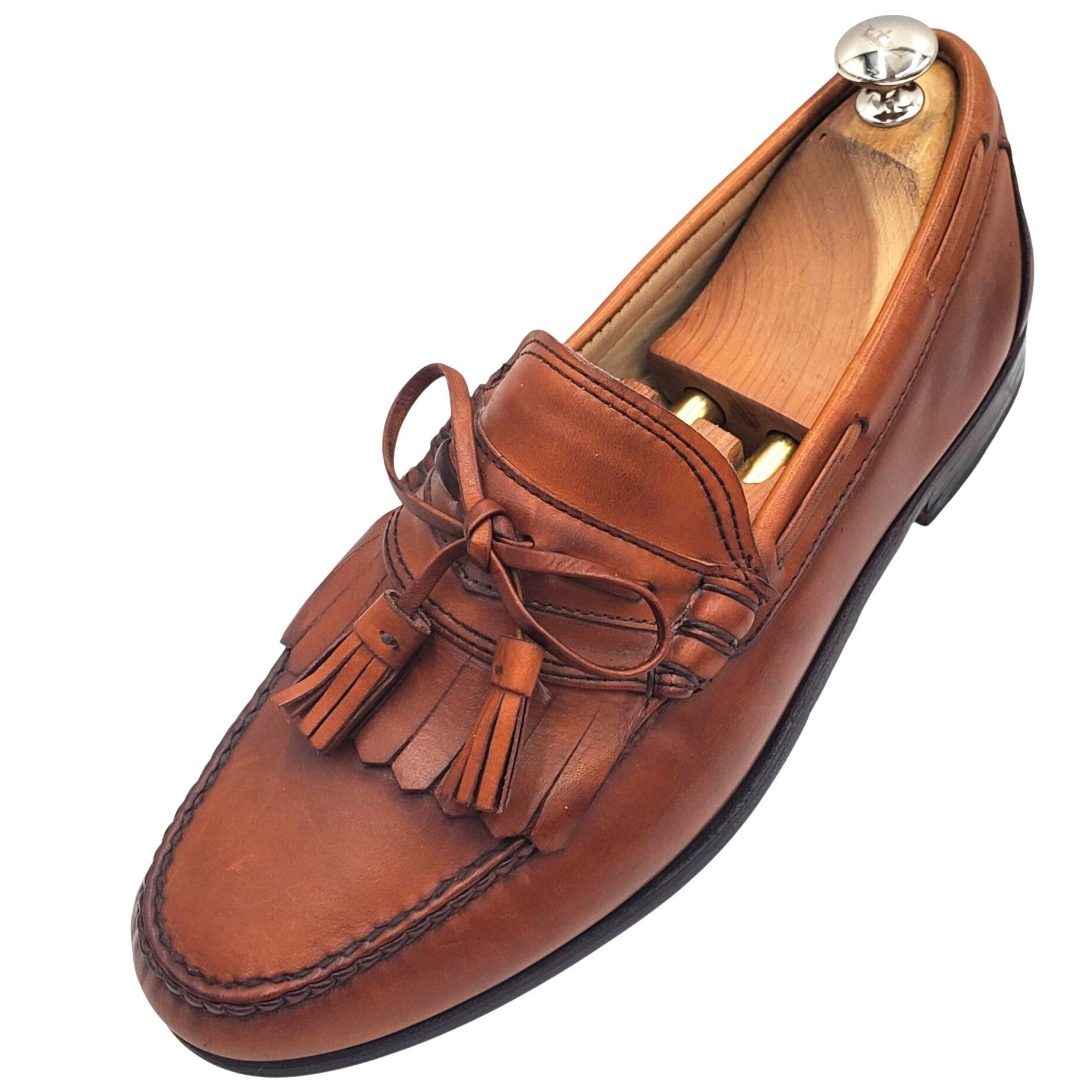 Allen Edmonds Allen Edmunds Stoughton Men's size 8.5E Brown Leather Kiltie Size US 8.5 / EU 41-42 - 8 Thumbnail