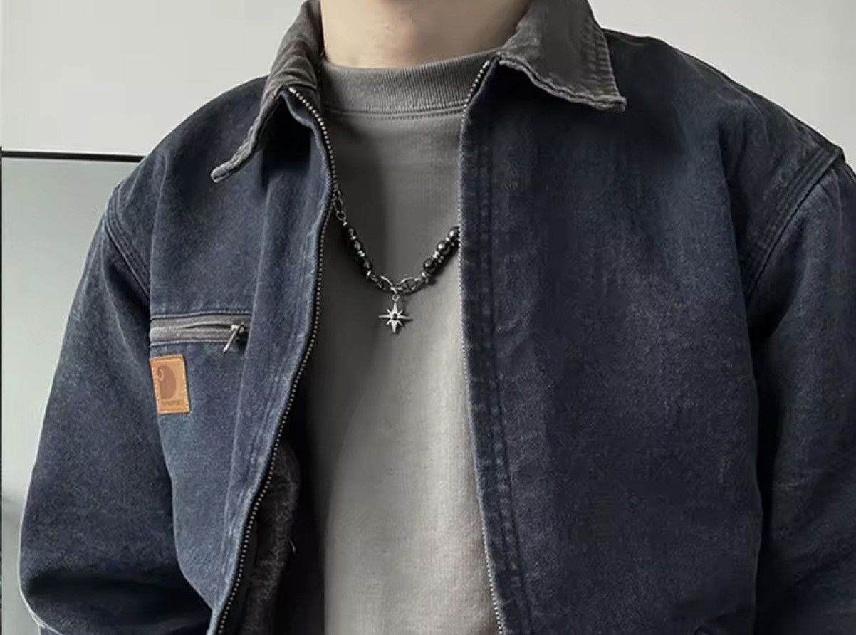 Japanese Brand Obsidian Star Necklace (55 + 5 cm ) Size ONE SIZE - 2 Thumbnail