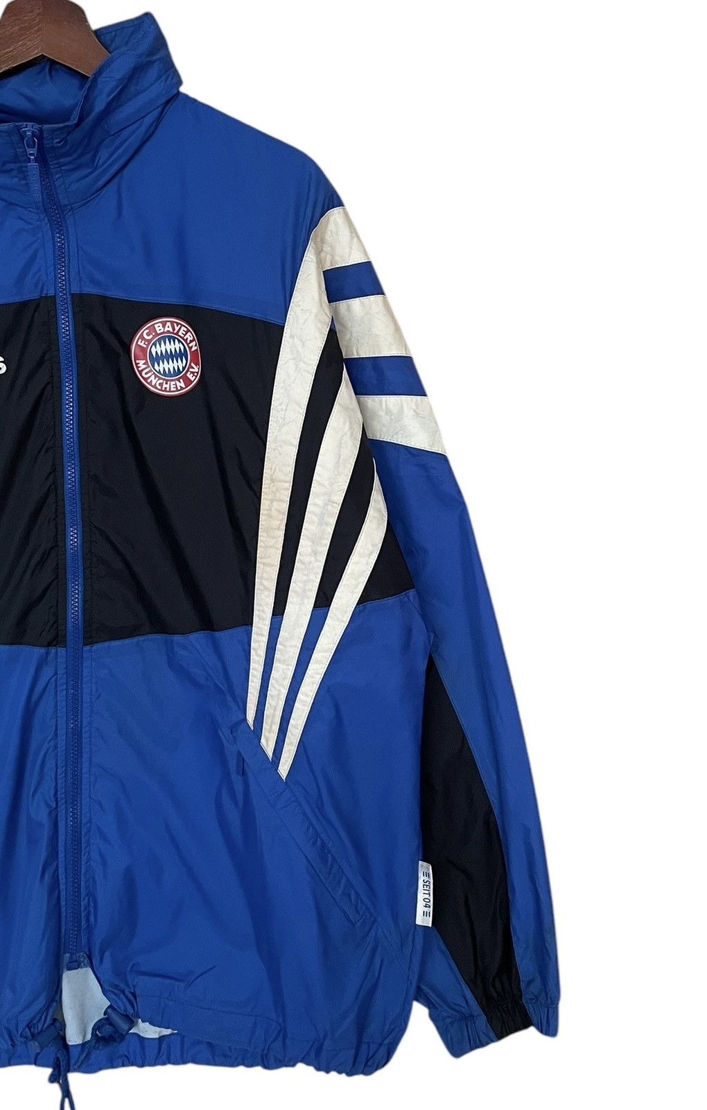 Adidas × Vintage Vintage Brand Adidas FC Bayern Munchen Jacket 1990s Size US L / EU 52-54 / 3 - 4 Thumbnail