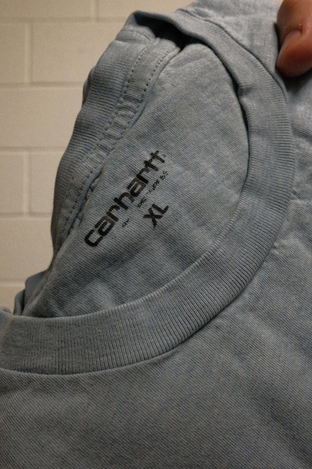 Carhartt Carhartt Short Sleeve Pocket T-Shirt XL Blue Size US XL / EU 56 / 4 - 3 Thumbnail
