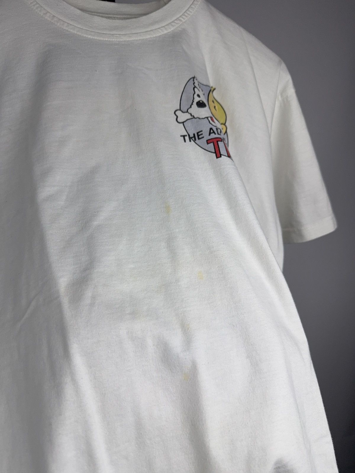 Vintage 00s Vintage Tintin Flight 714 Graphic Tee Y2K Cartoon Rare M Size US M / EU 48-50 / 2 - 7 Thumbnail