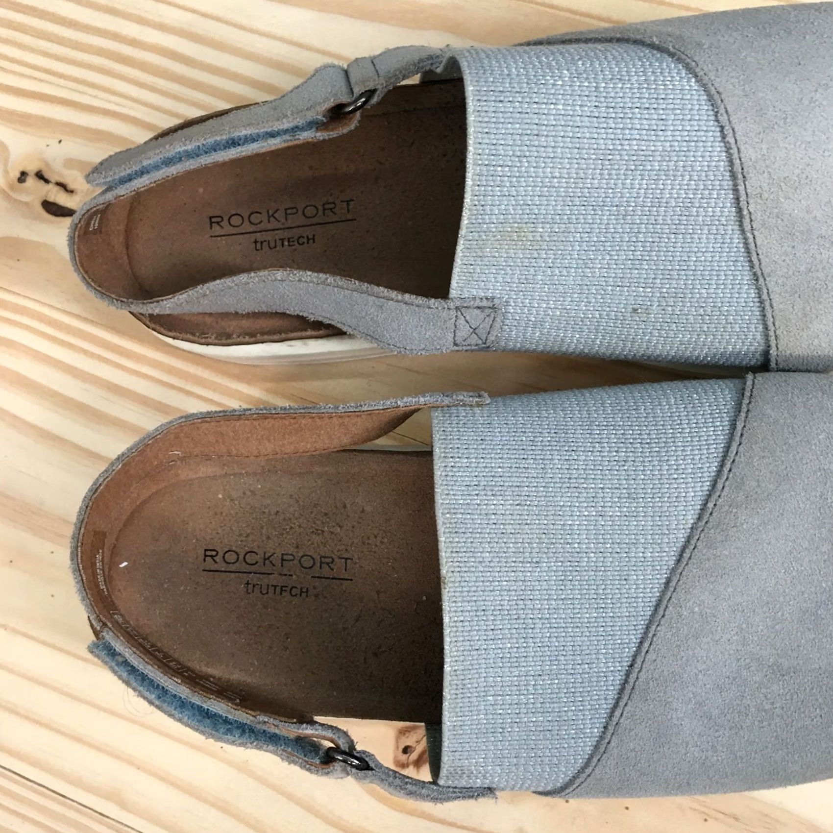 Rockport Rockport Sandals Womens 9.5 M Kyra Slingback Blue Leather Open Toe casual CI4824 Size US 10 / IT 40 - 7 Thumbnail