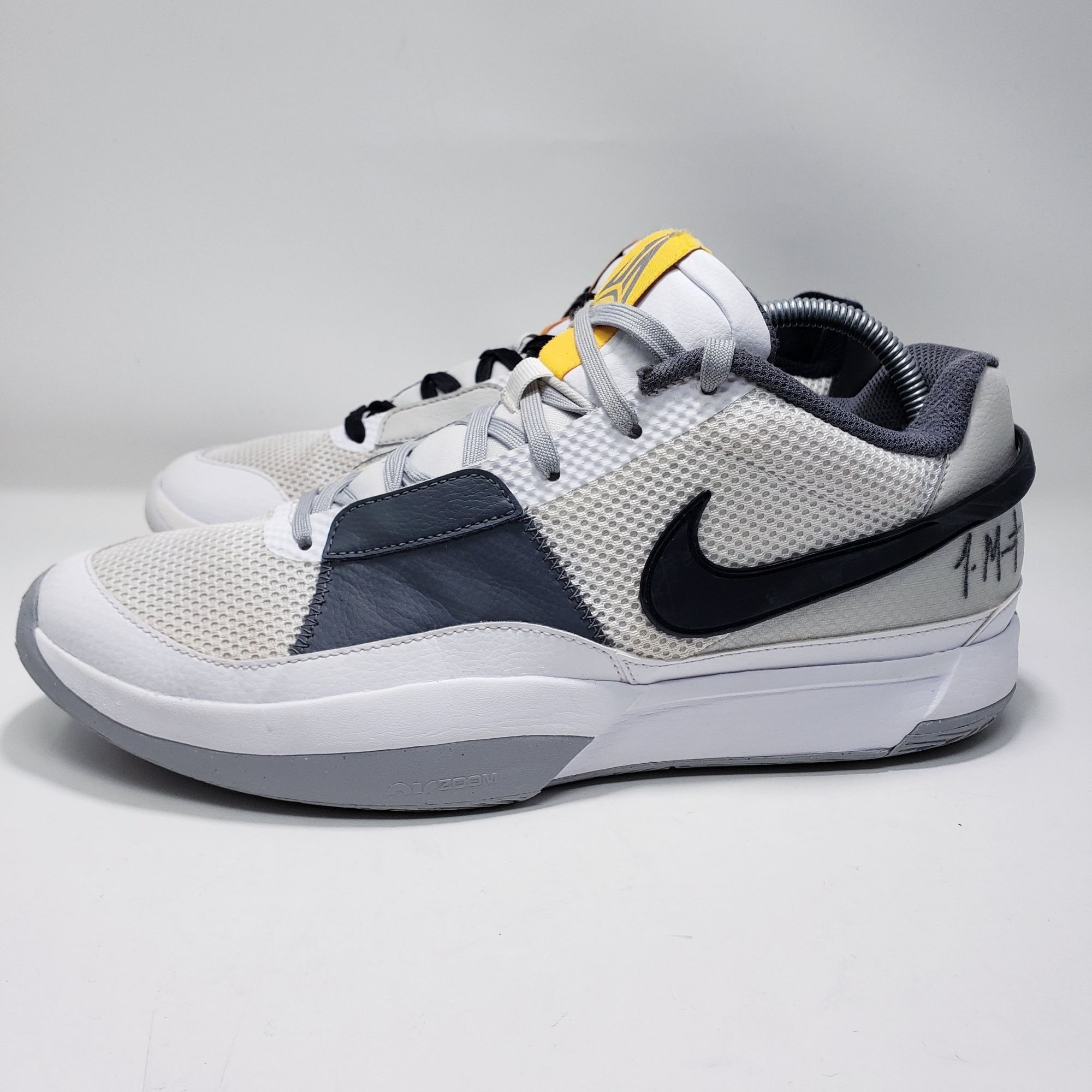 Nike Nike Ja 1 Light Smoke Wet Cement Morant Basketball Mens Siz Size US 12 / EU 45 - 2 Thumbnail