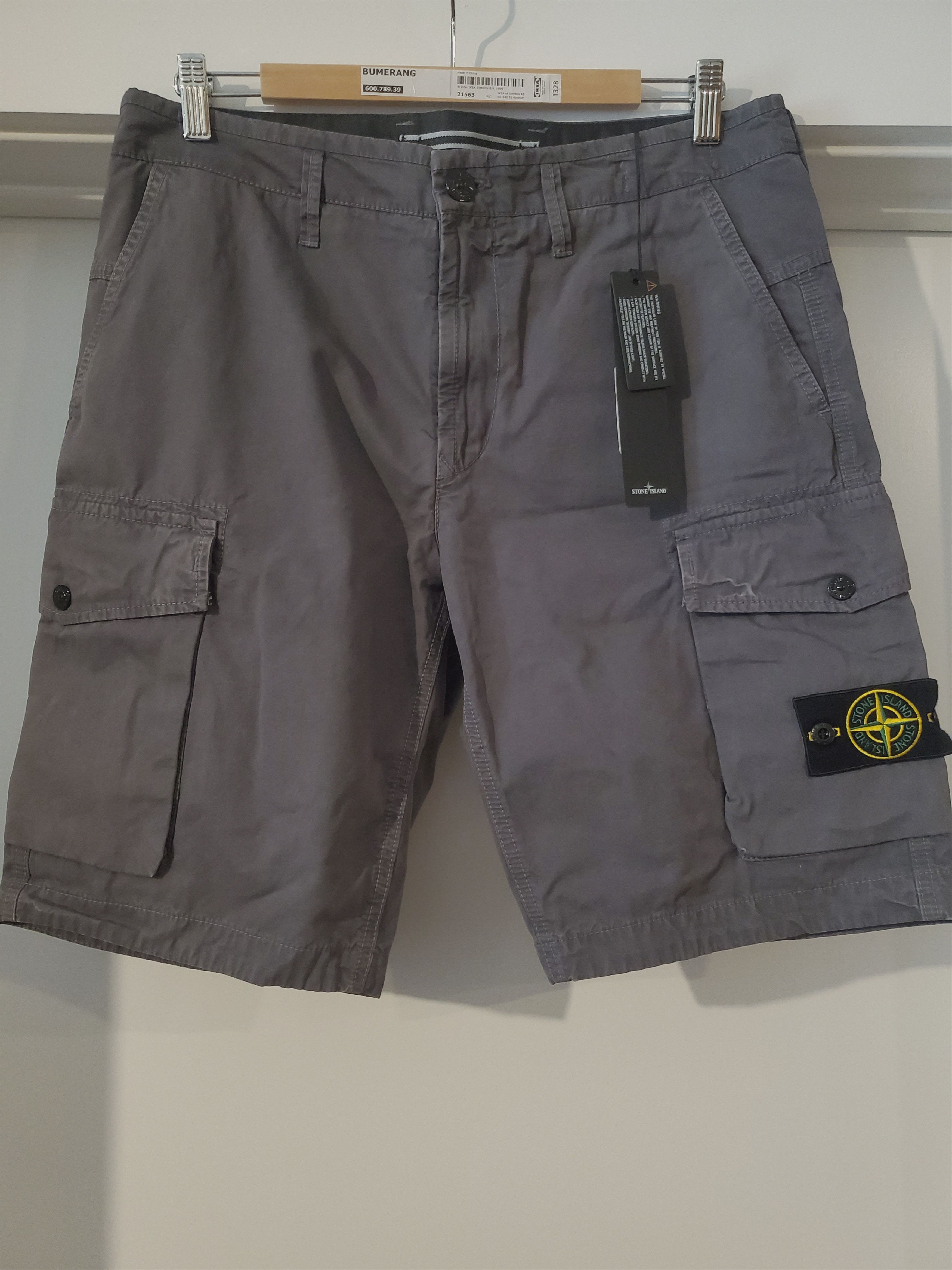 Stone Island Garment Dyeing Bermuda Cargo Shorts 32 size