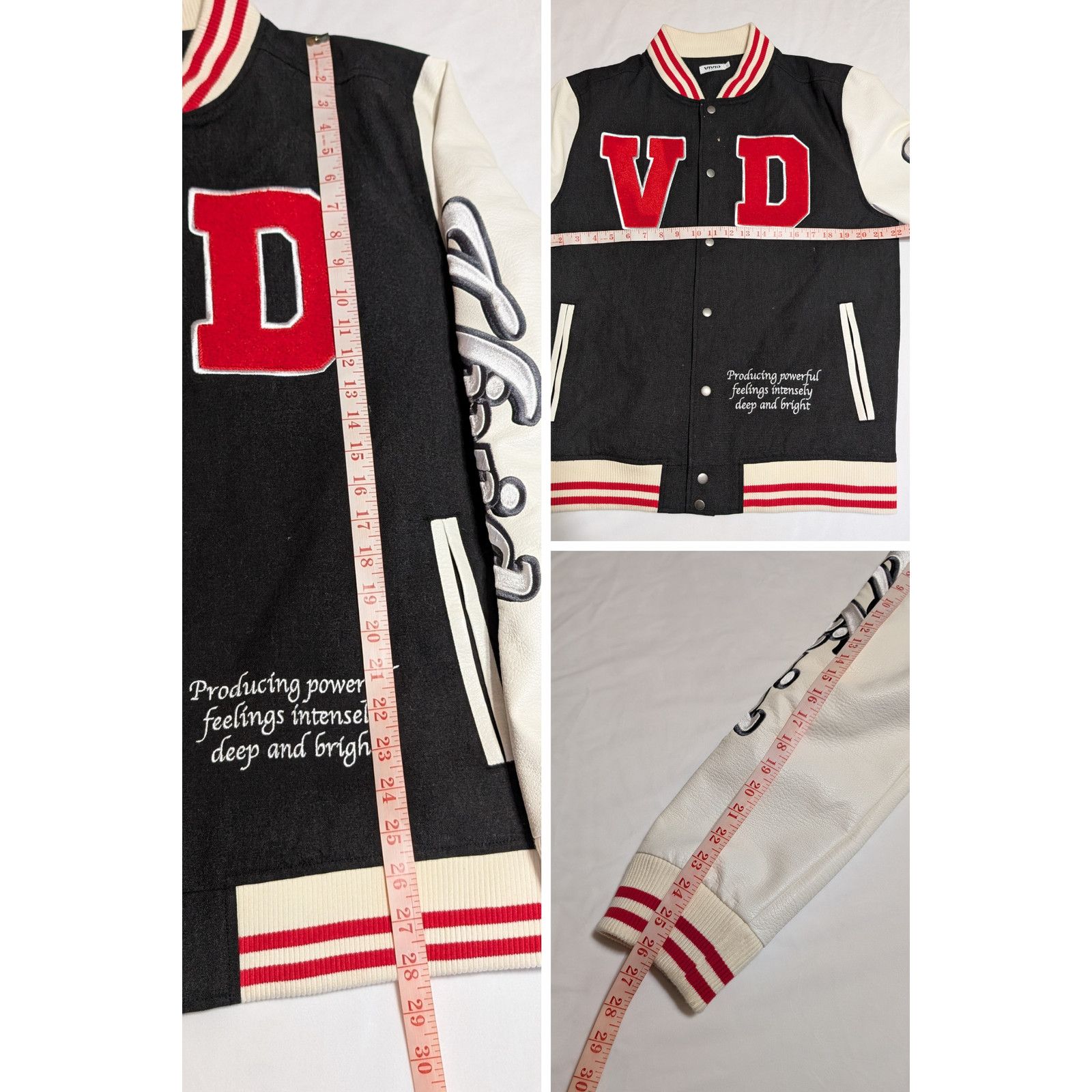 Other Vivid Limited Varsity Lettermans Jacket Vivid Red Men’s L Size US L / EU 52-54 / 3 - 8 Thumbnail