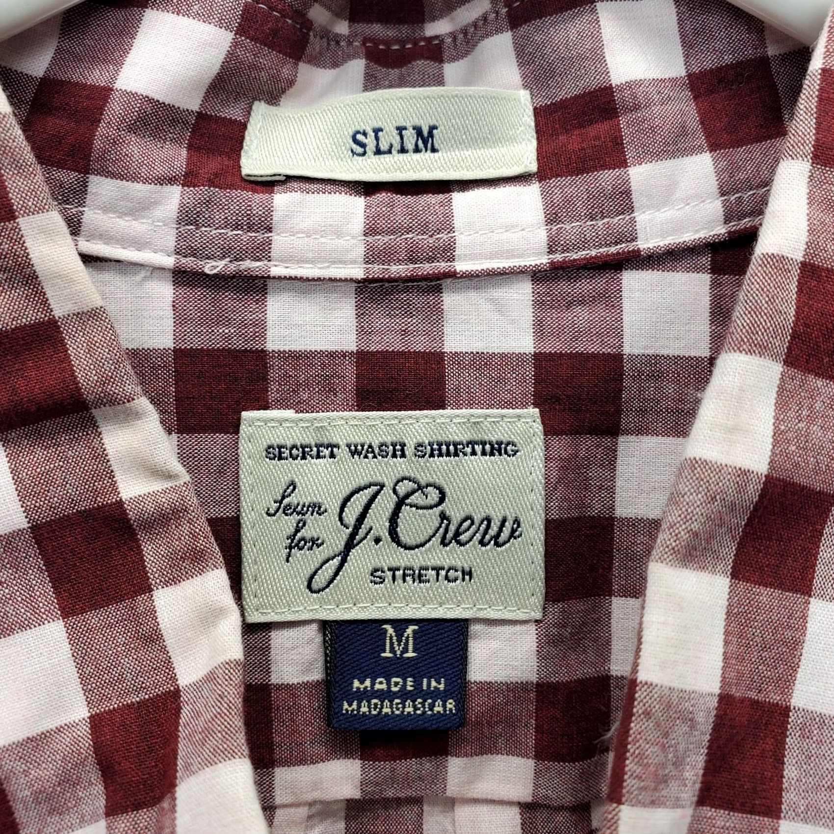 J.Crew J.Crew Shirt Mens M Multi Check Stretch Slim Fit Button-Down Size US M / EU 48-50 / 2 - 5 Thumbnail