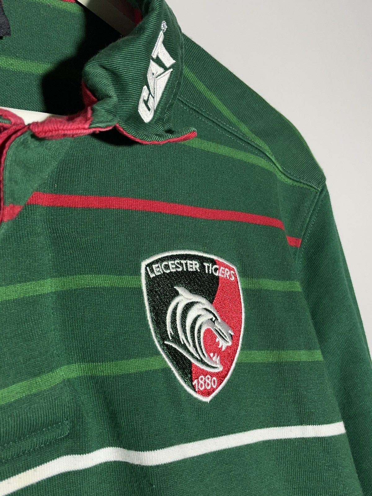 Canterbury of New Zealand Leicester Tigers Canterbury Rugby Y2K Long Sleeve Size US L / EU 52-54 / 3 - 3 Thumbnail