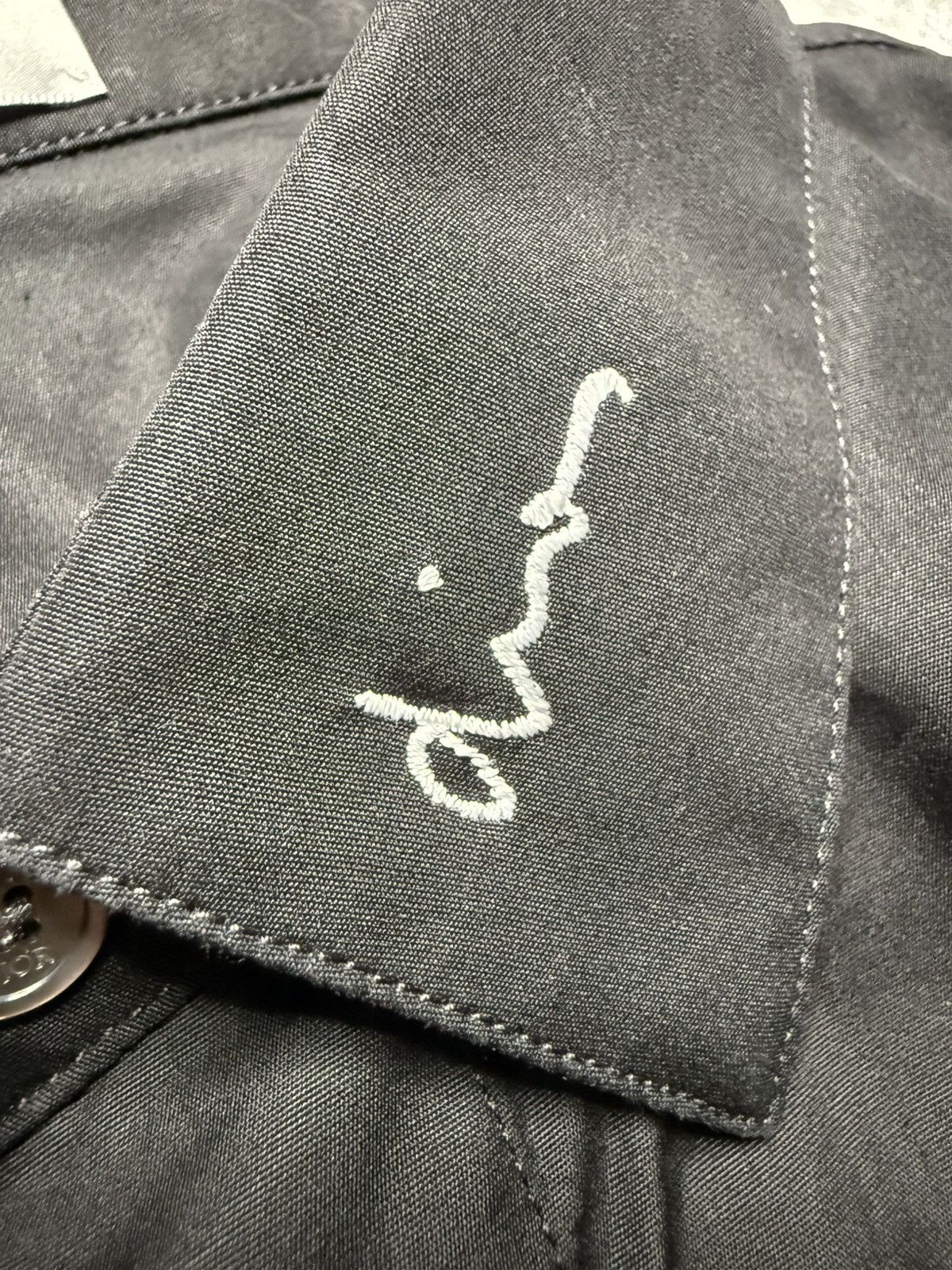 Dior Dior Hand Written Collar Embroidered Logo Buttondown Size US M / EU 48-50 / 2 - 8 Thumbnail