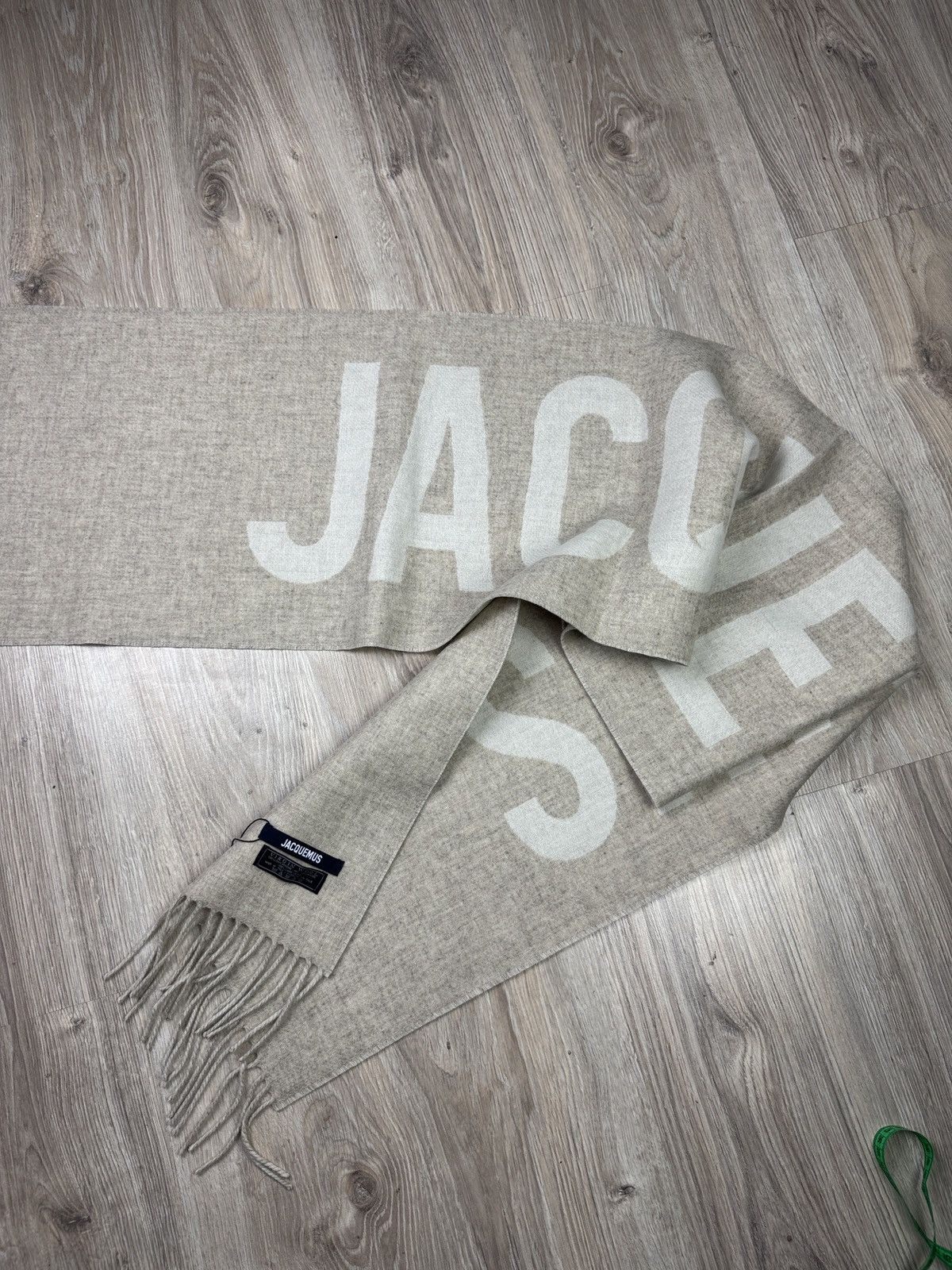 Jacquemus Jacquemus wool scarf mint Size ONE SIZE - 1 Thumbnail