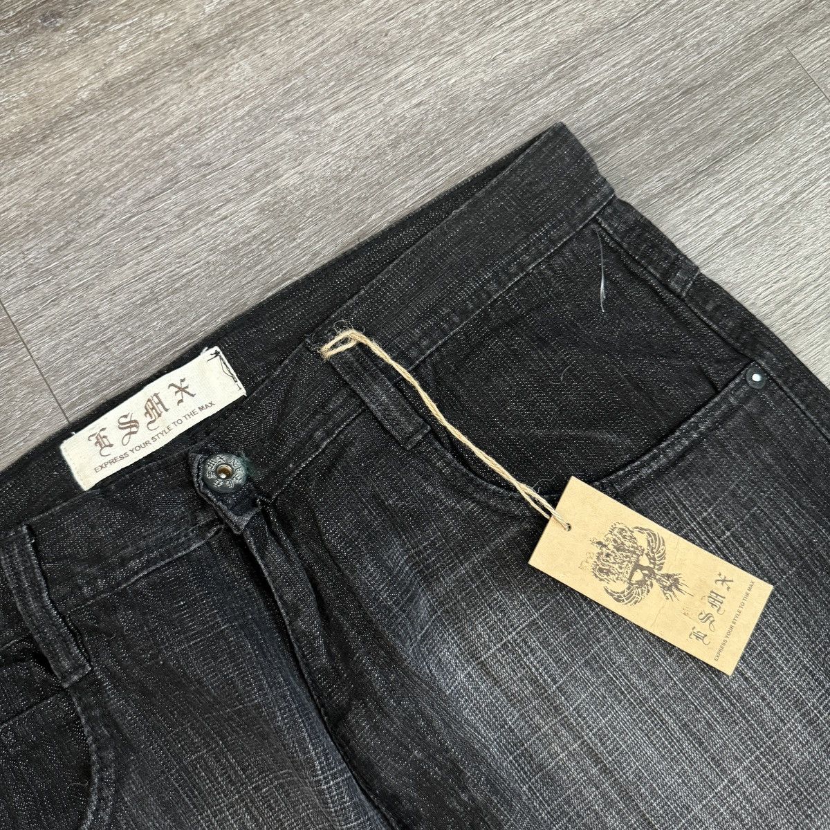 JNCO × Southpole × Vintage Crazy Vintage y2k ESMX faded black Southpole style army jean Size US 36 / EU 52 - 7 Thumbnail