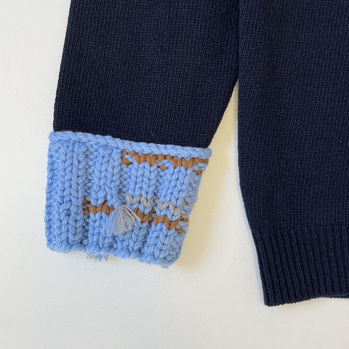 Prada A/W 17 ‘Frankenstein Stitch’ Sweater Size US M / EU 48-50 / 2 - 6 Thumbnail