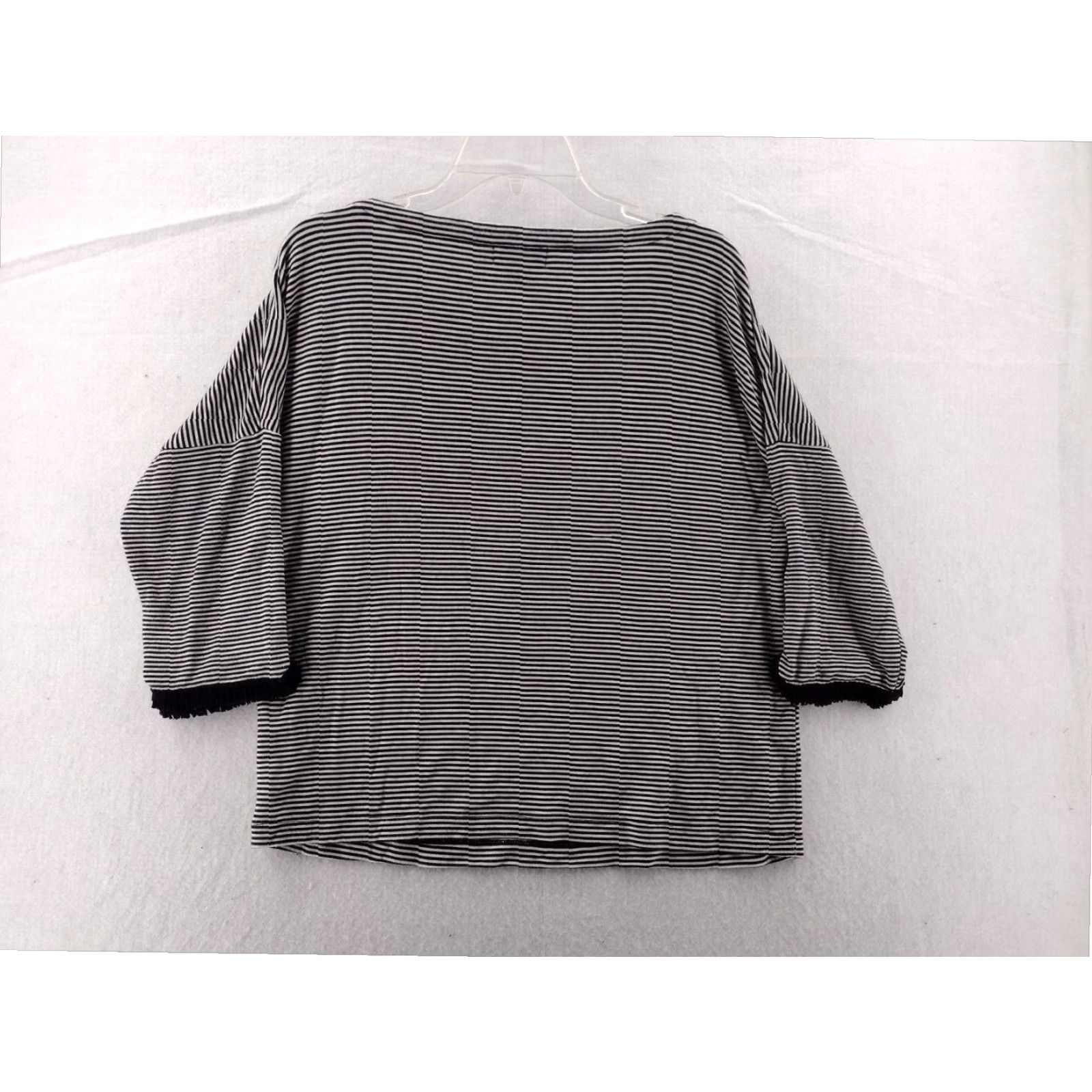 Vineyard Vines Vineyard Vines Womens Small Striped Long Sleeve Stretch Top Boat Neck Shirt Size S / US 4 / IT 40 - 4 Thumbnail