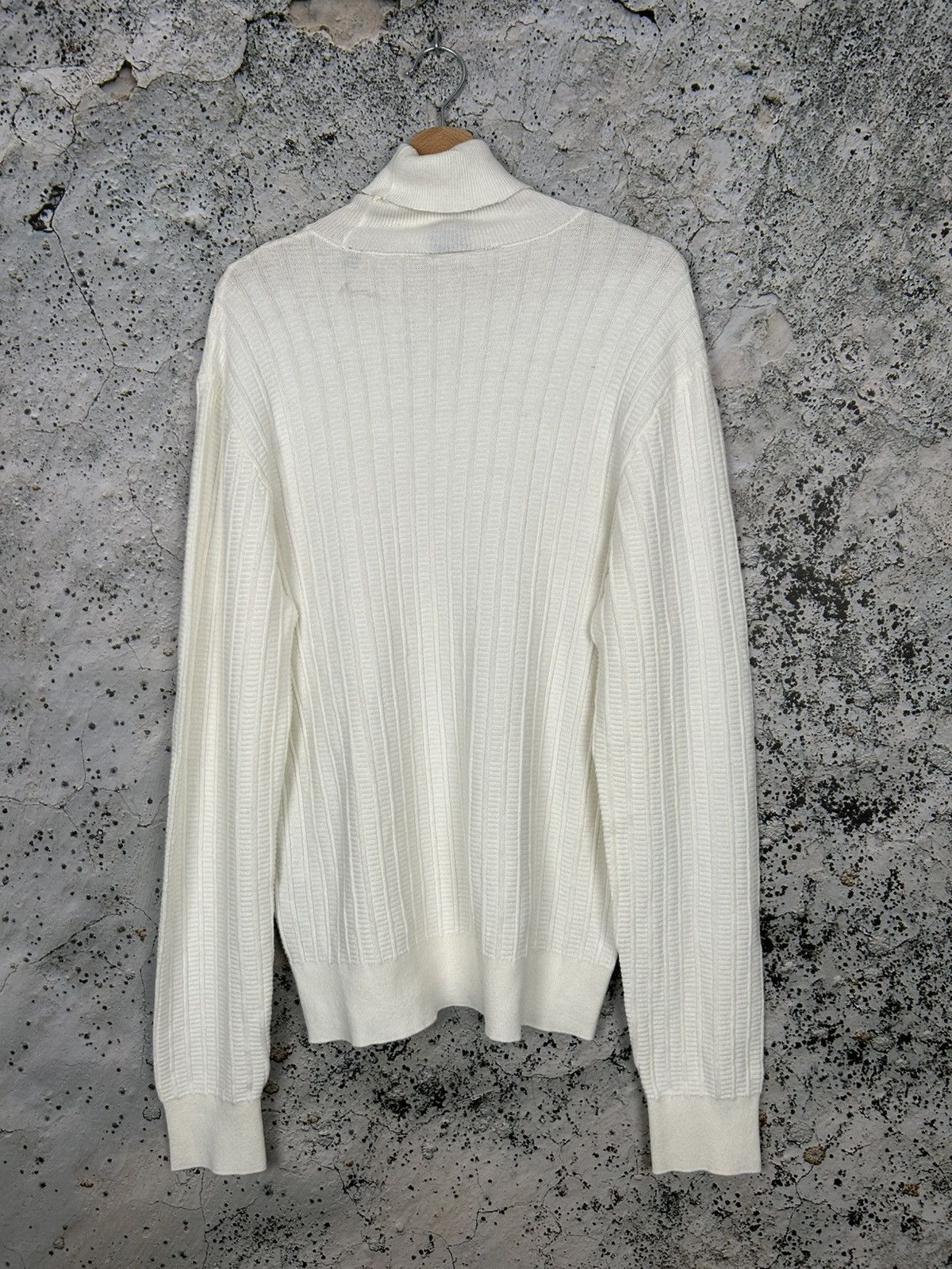 Armani Exchange Armani Exchange AX White Turtleneck Sweater Size US M / EU 48-50 / 2 - 4 Thumbnail