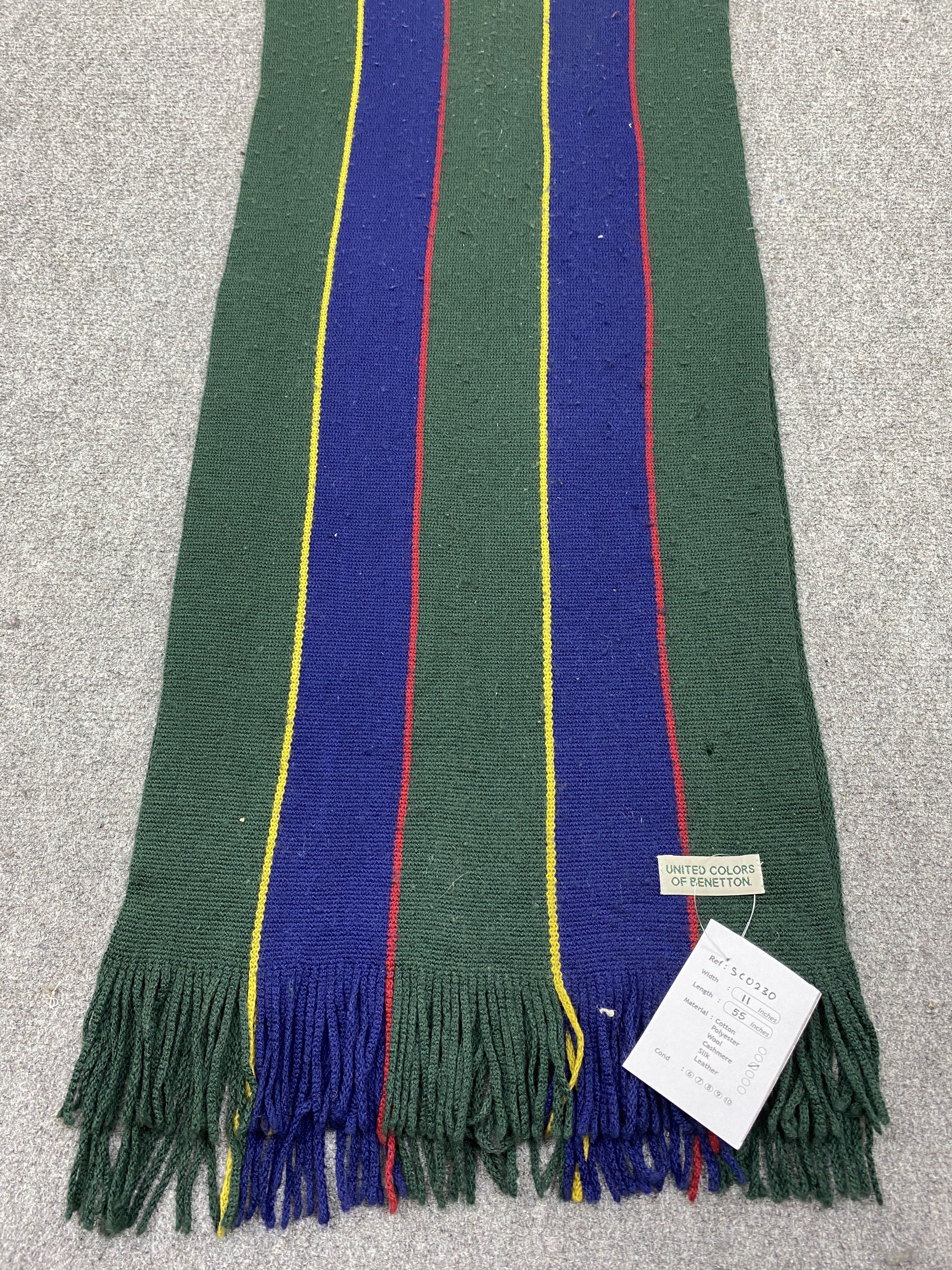 United Colors Of Benetton United Colors Of Benetton Scarf Muffler Neckwear SC0230 Size ONE SIZE - 3 Thumbnail