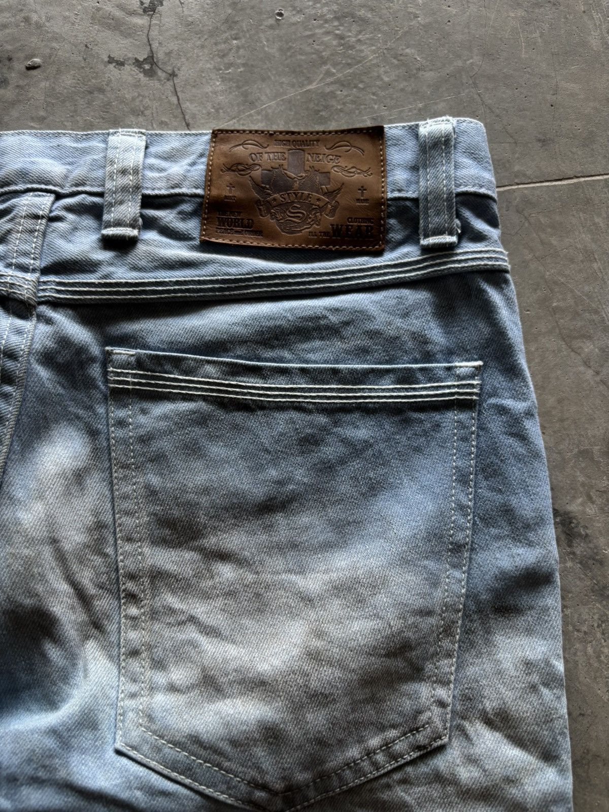 Tornado Mart OF THE NEIGE STYLE flare japanese denim whiskered washed Size US 32 / EU 48 - 17 Thumbnail
