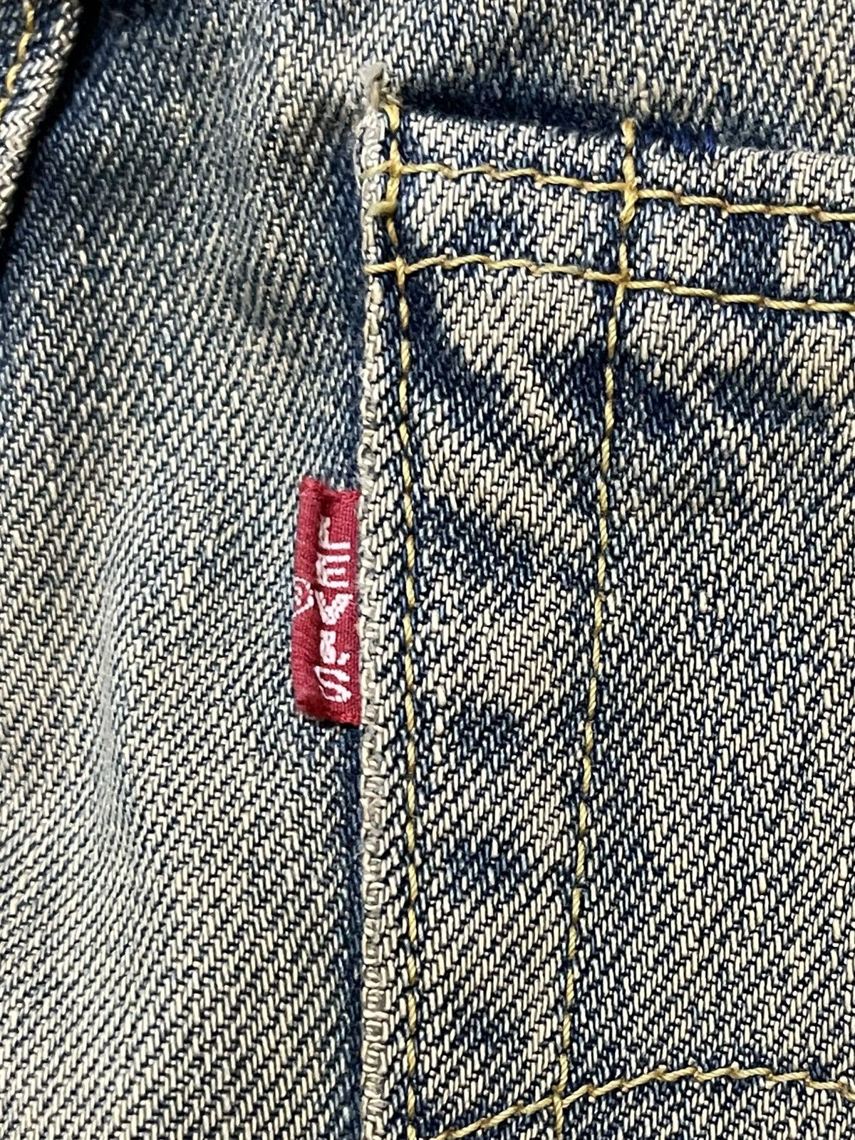 Levi's Vintage 80s Levis 503B Selvedge E Mud Wash Distressed Loose Size US 28 / EU 44 - 13 Thumbnail