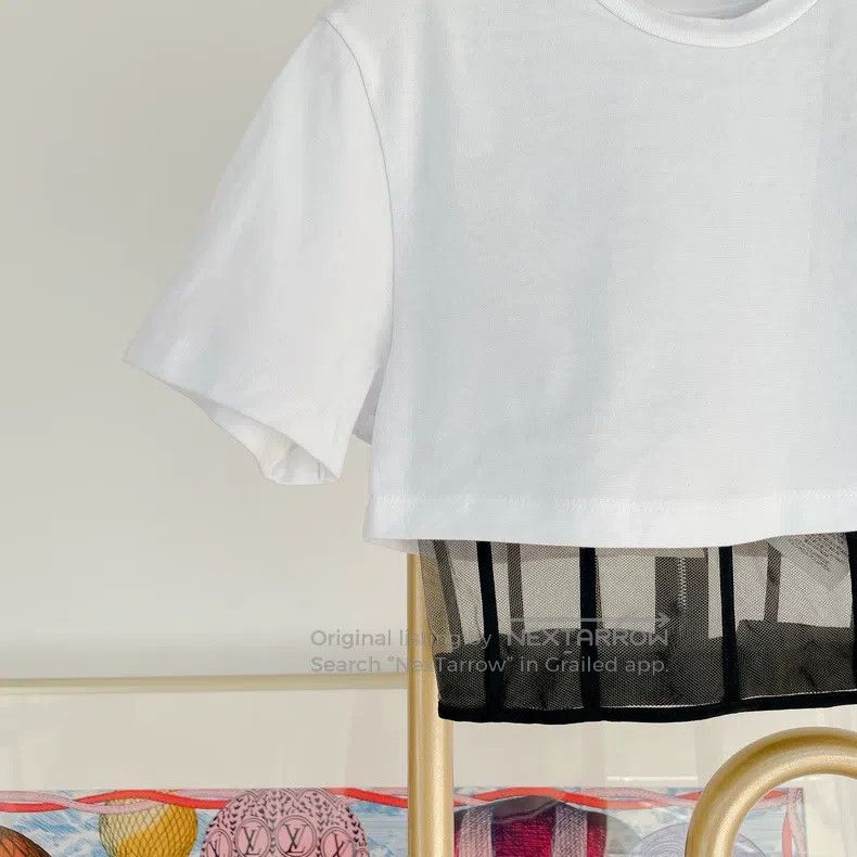 Alexander McQueen Alexander Mcqueen White fishbone short sleeves Size XS / US 0-2 / IT 36-38 - 4 Thumbnail