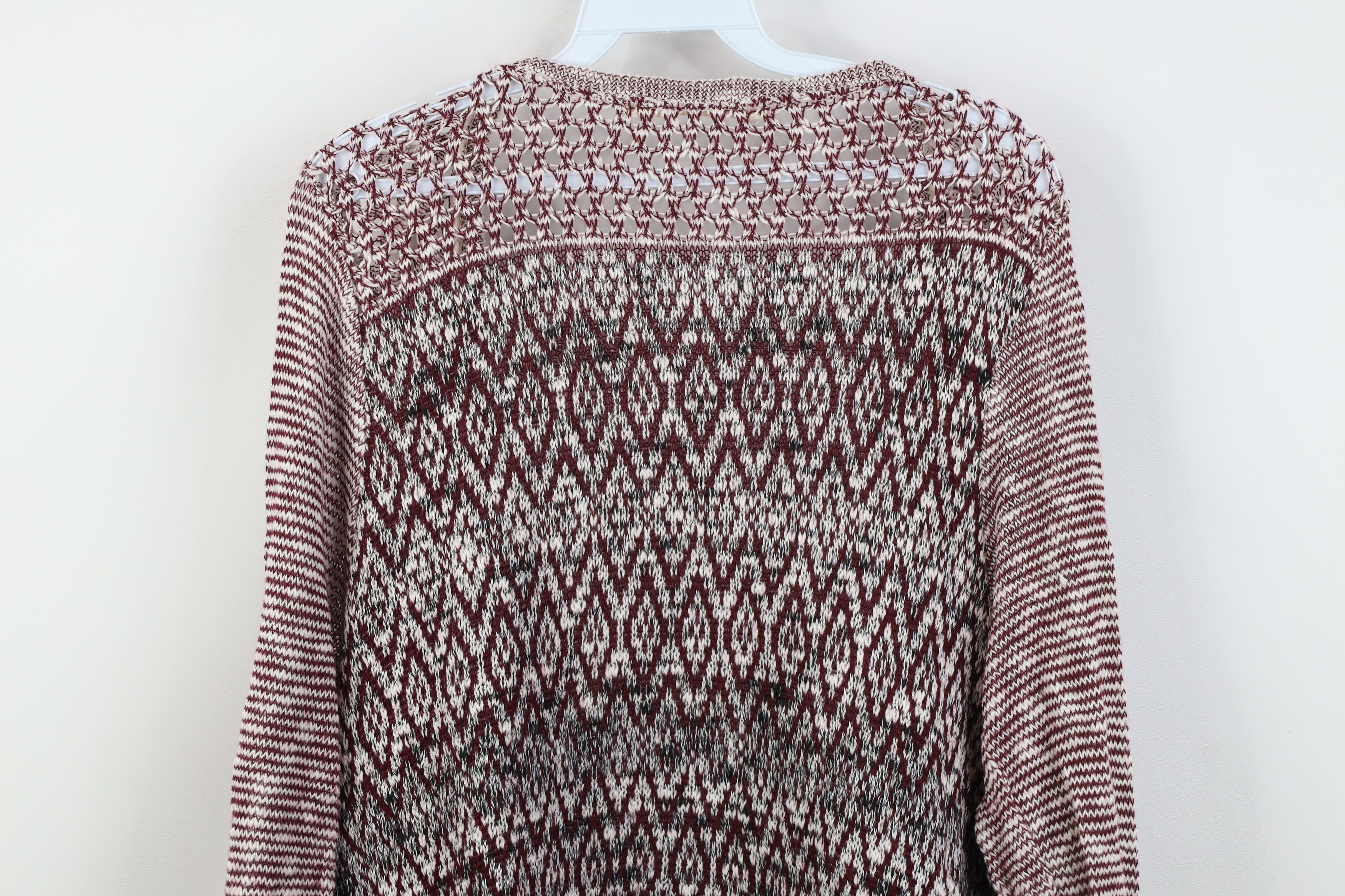Vintage Vintage Y2K Hippie Laundry Boho Chic Sweater Wrap Cardigan Size XL / US 12-14 / IT 48-50 - 12 Thumbnail