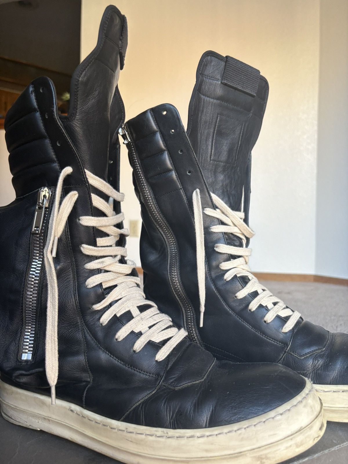 Rick Owens Rick owens leather cargobaskets Size US 11 / EU 44 - 7 Thumbnail